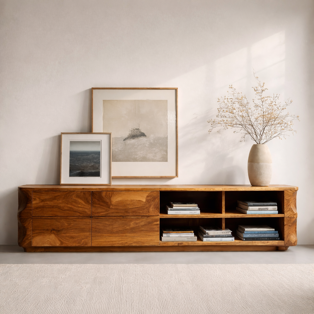 Quiet Luxury Modern Sideboard Cabinet For Living Room RTTHHNSD022