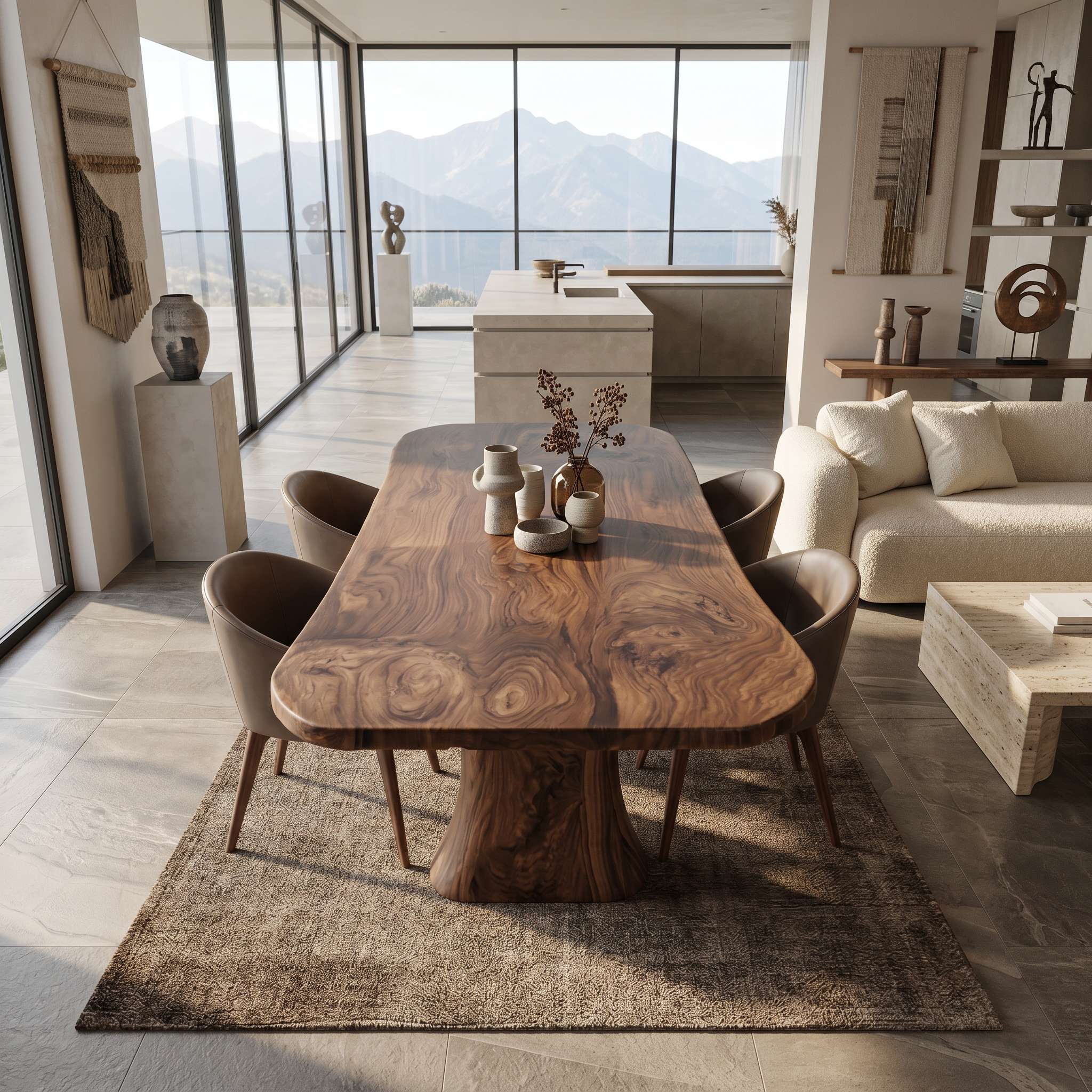 Contemporary Dining Table For Kitchen And Dining Areas RTTHTTDN010