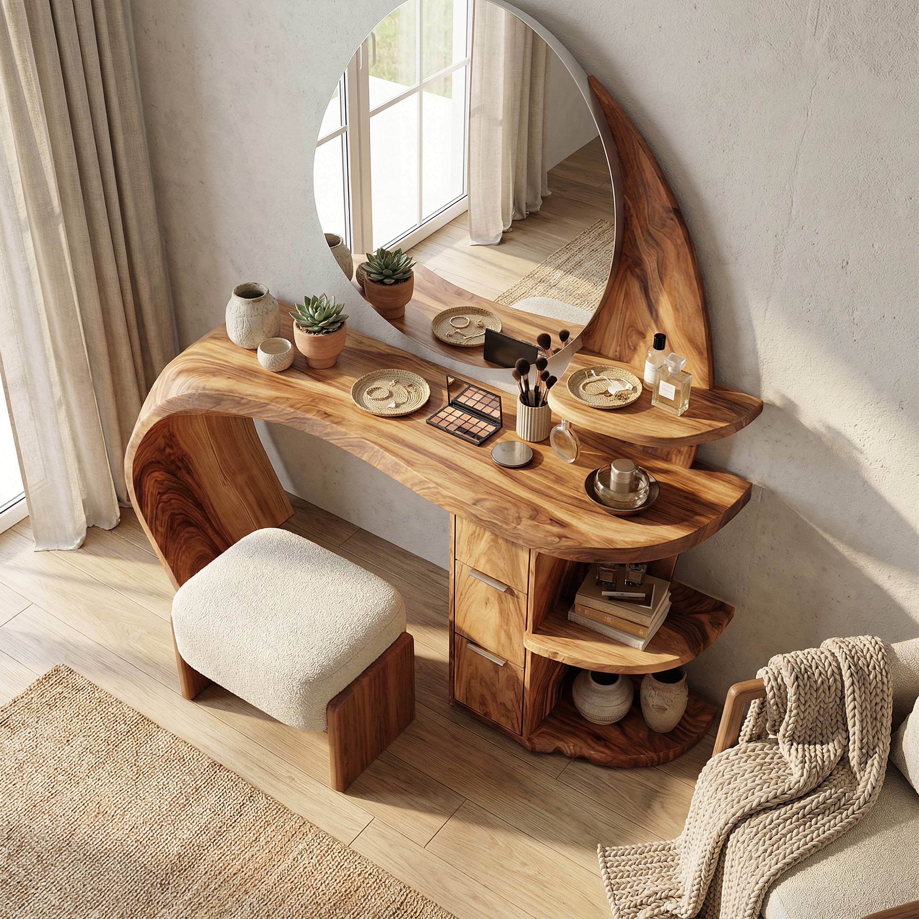 Classic Dressing Table Makeup Area Personal Space Dressing Area SILDTTRMV013