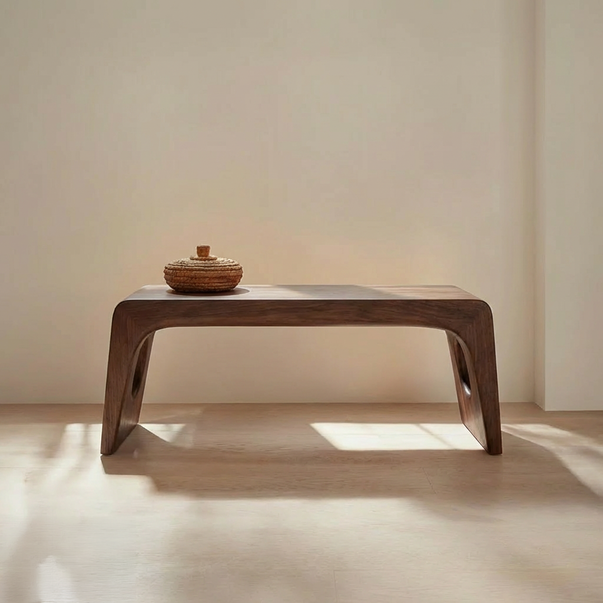 Rustic Minimal Sculptural Bench For Living Room And Hallway SINLSARS080