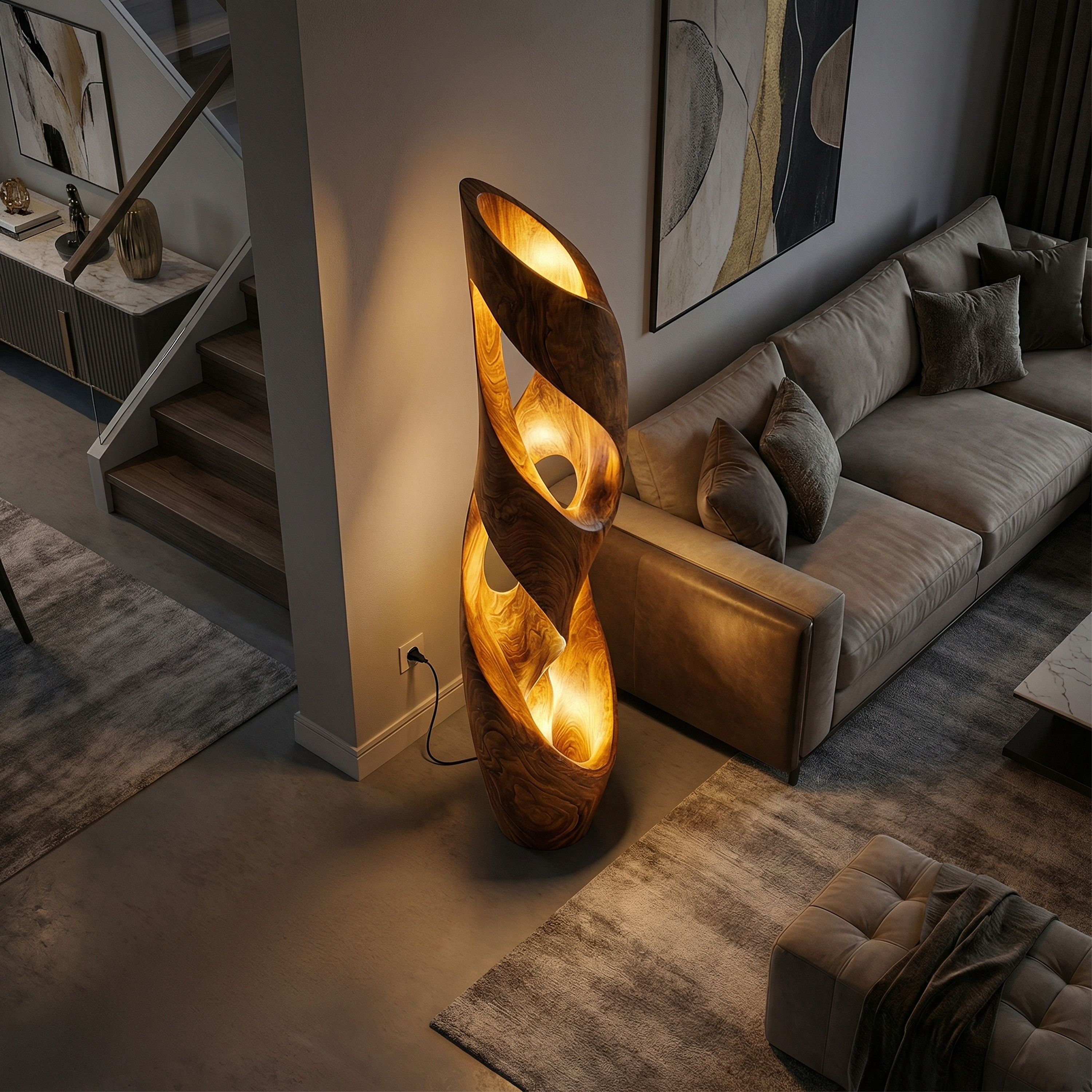 Contemporary Table Lamp Office Desk Living Room Corner Space SILDTTRLAM041