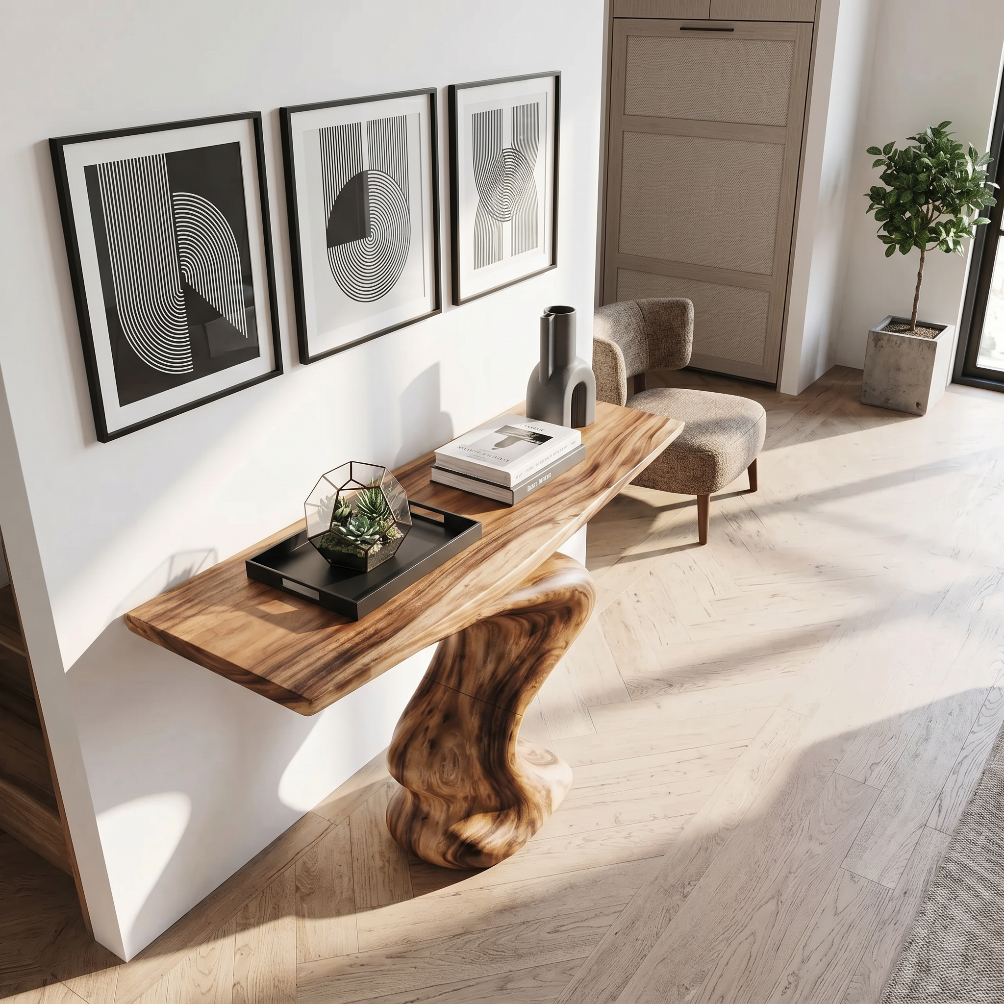 Handcrafted Modern Console Table Furniture Decor SILDTTRCS224