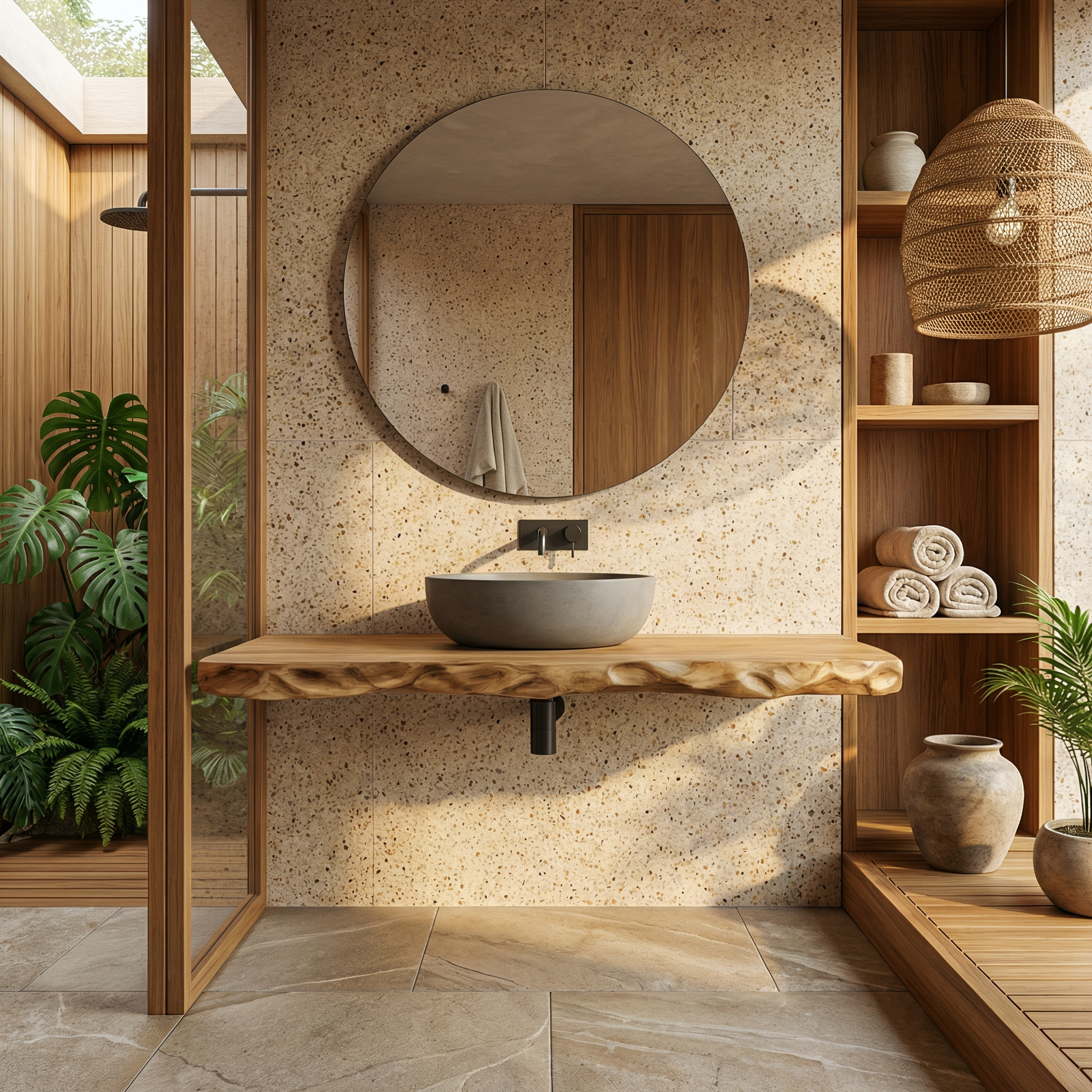 Modern Floating Bathroom Vanity For Bathroom And Vanity Wall SINLSABRV289