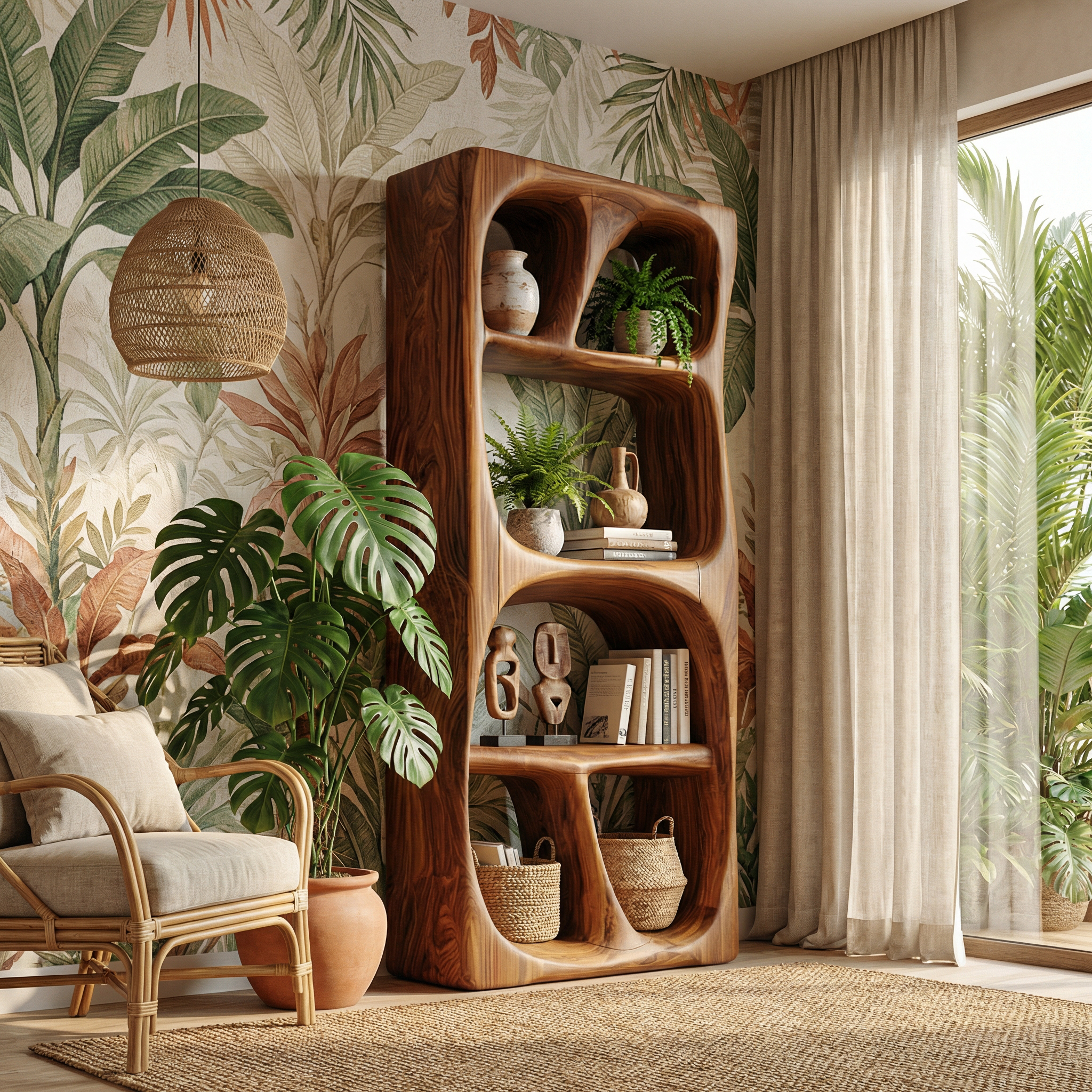 Modern Statement Wine Storage Cabinet For Living Room And Bar Space SINLSASC508