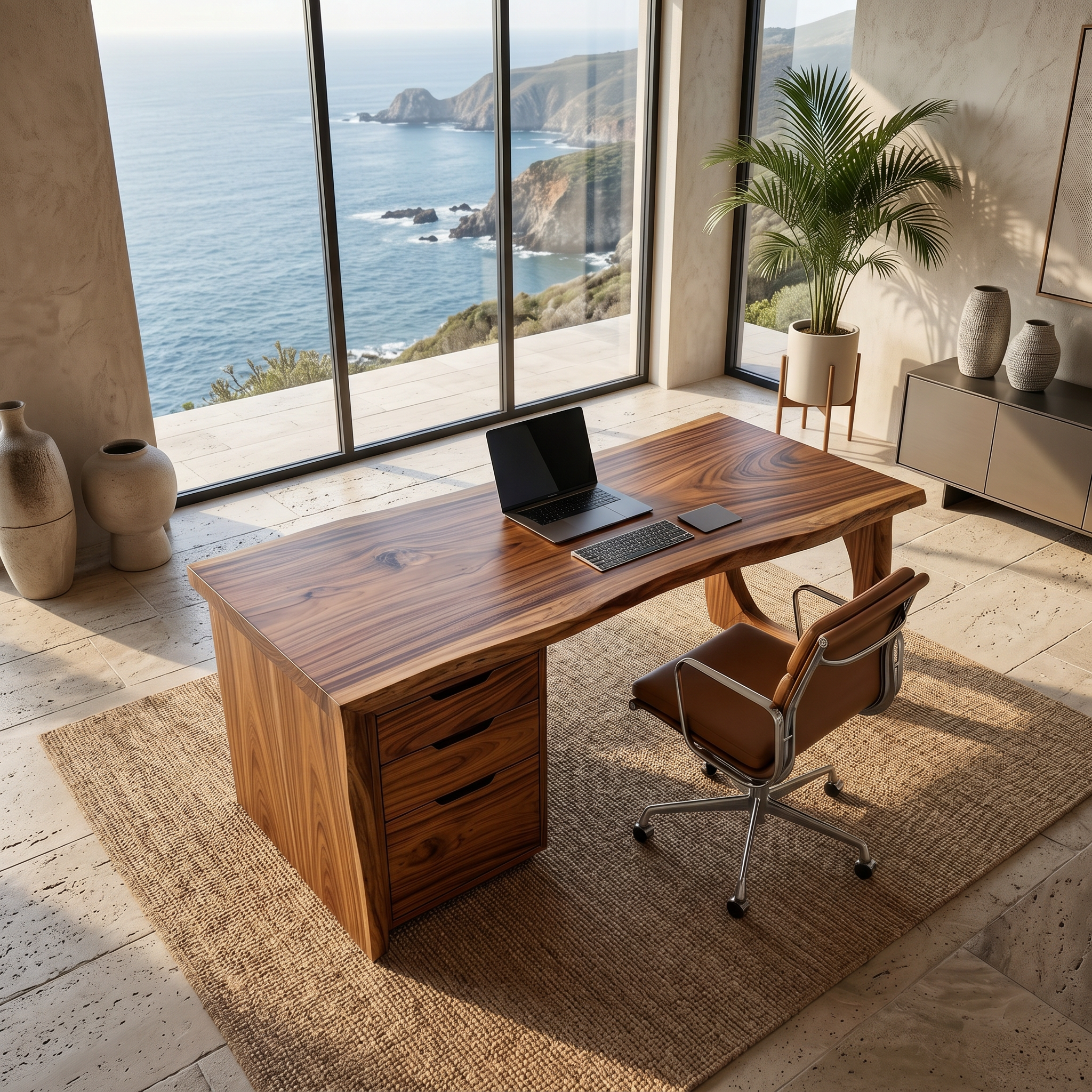 Contemporary Executive Desk Designer Workspace SILDTTRDE031