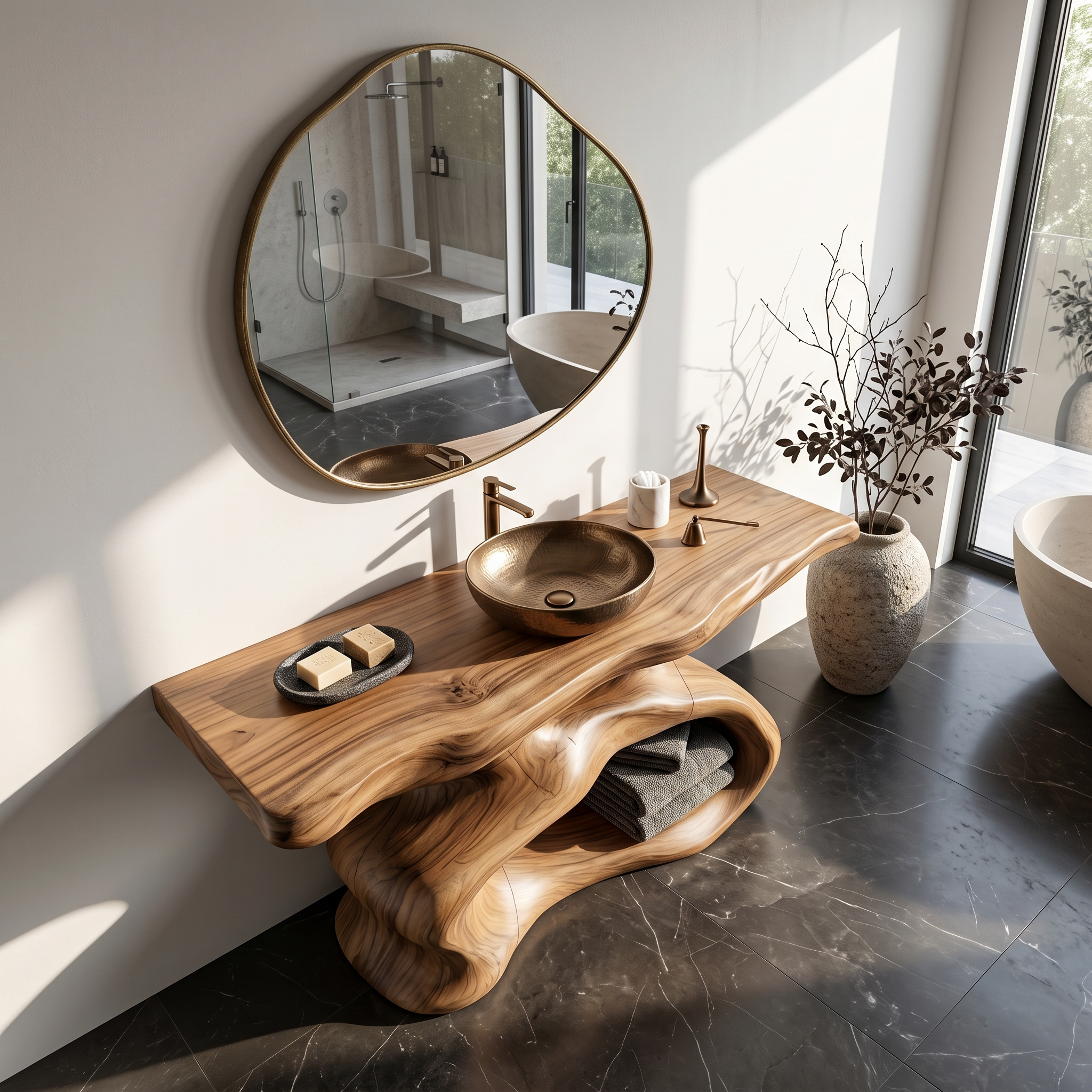 Farmhouse Vanity For Traditional Bathroom Furniture SILDTTRBRV008