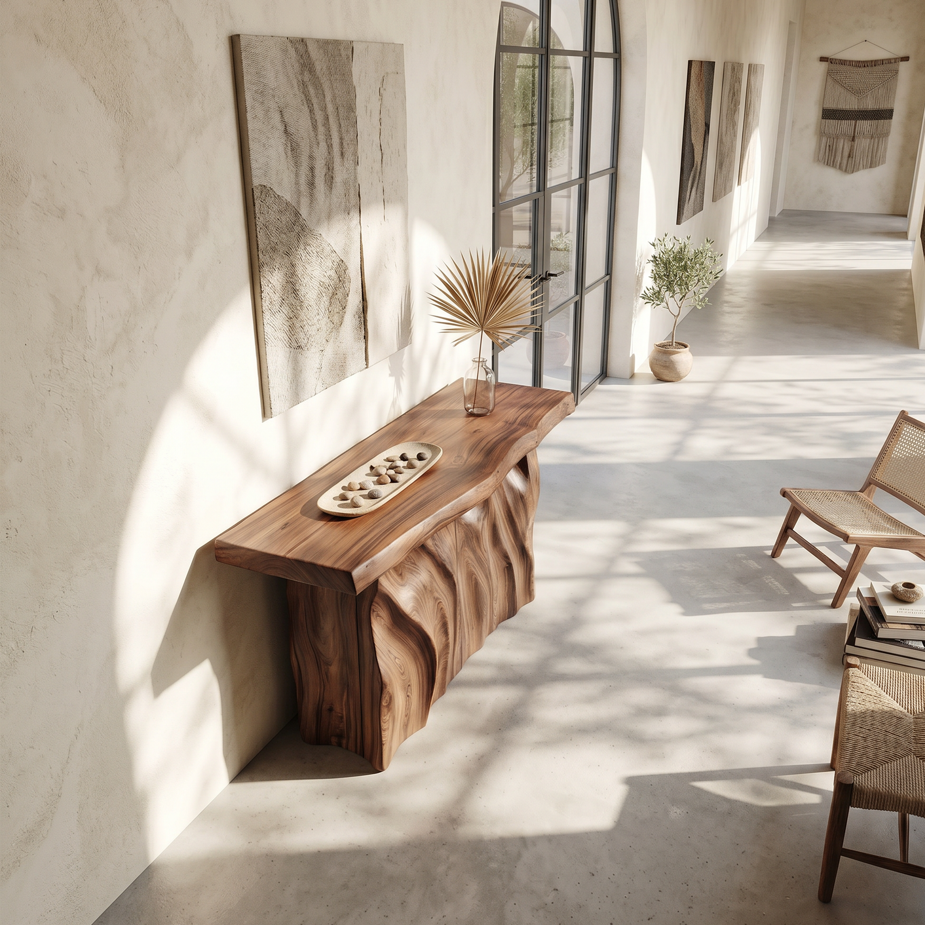 Contemporary Live Form Hall Table For Penthouse Interior Space SILDTTNCS130