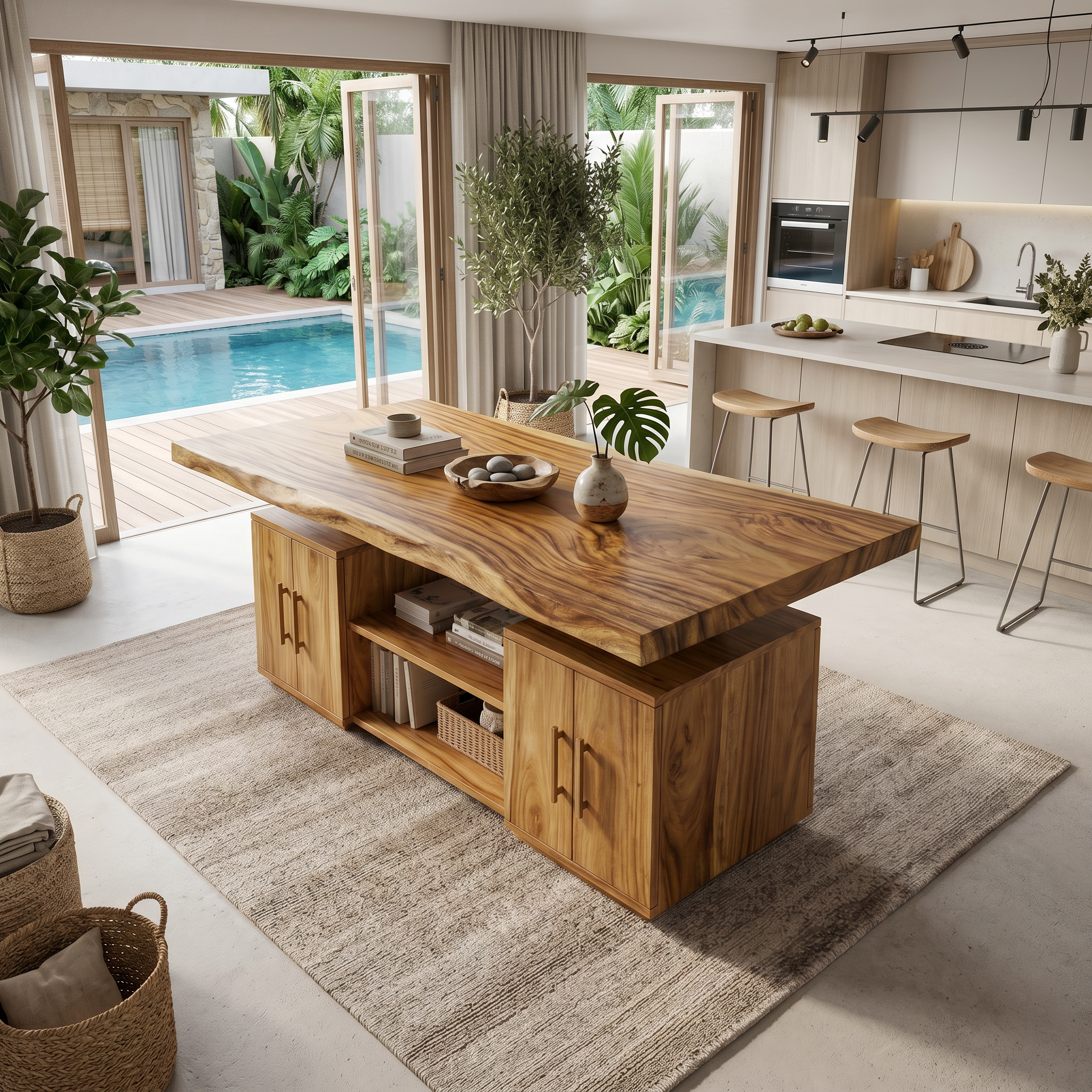 Cross Base Dinner Table For Bright Dining Room SILDTTRDN071