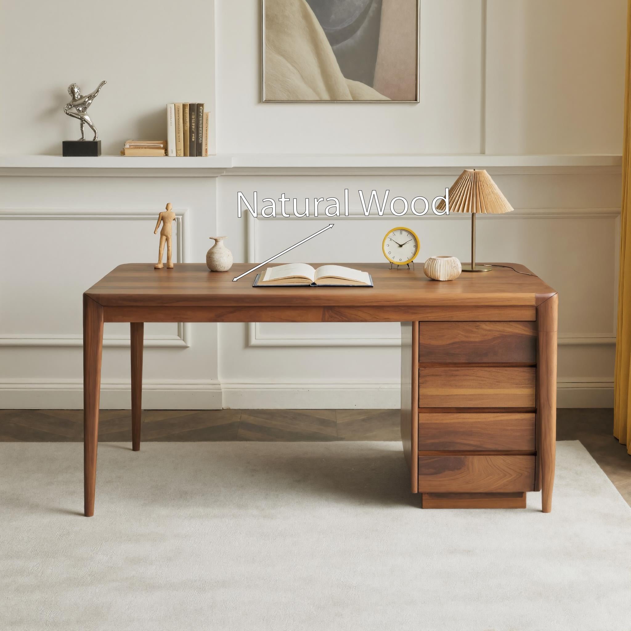 Modern Writing Desk With Drawers For Home Office SITHHNDE045