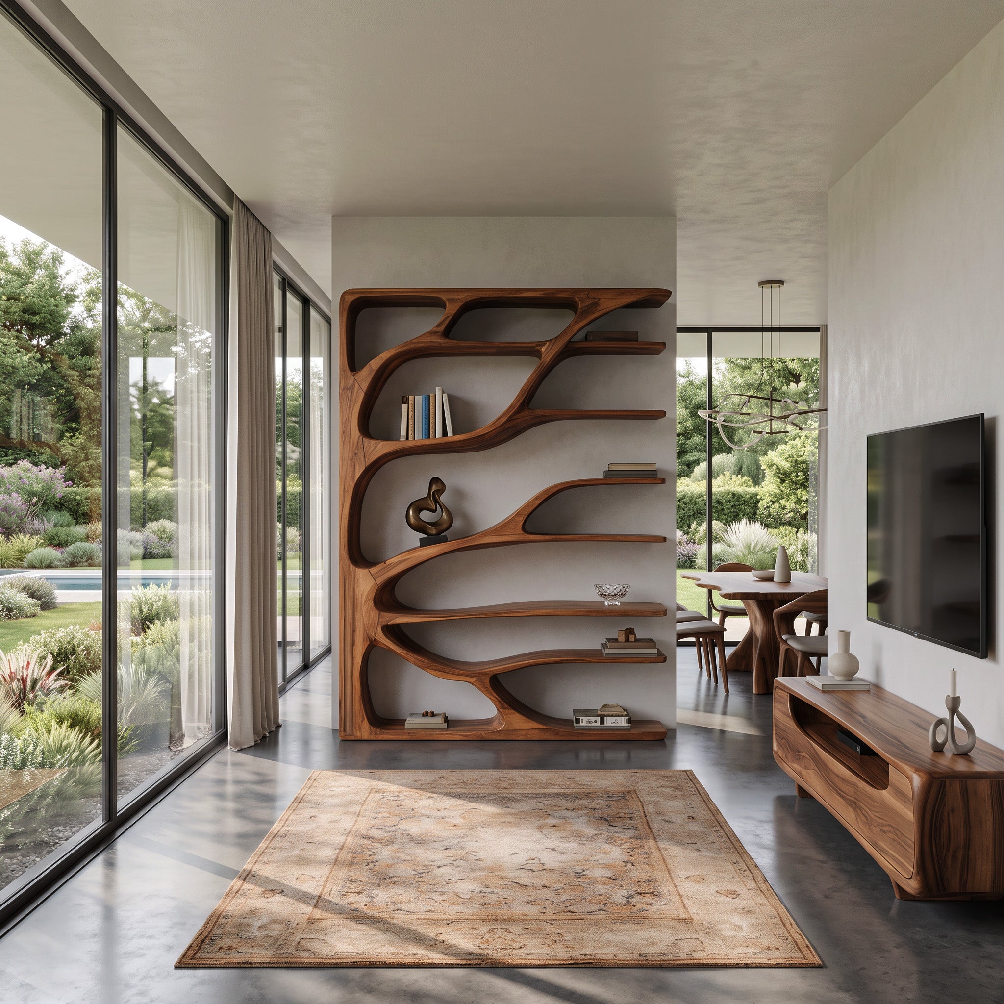 Modern Statement Bookshelf For Home Interiors Decor RTTHHNBS090