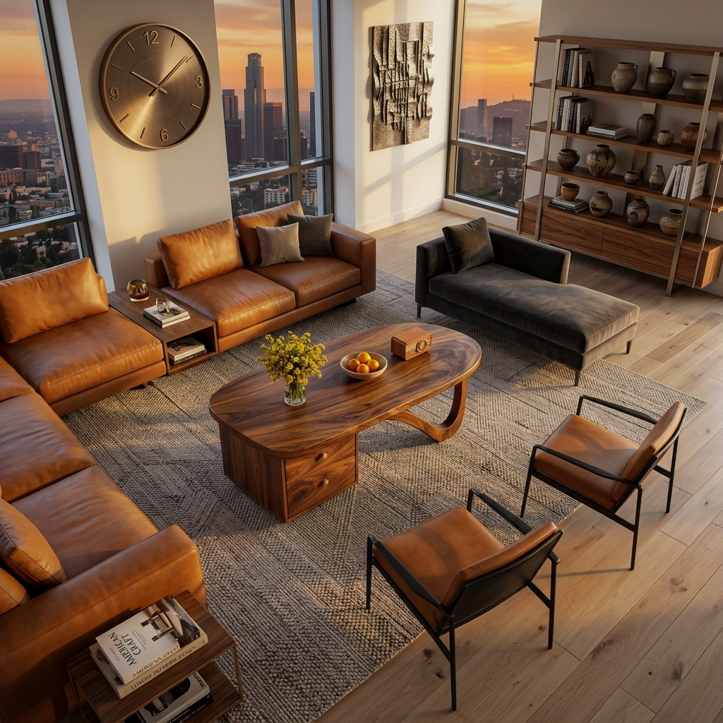 Modern Wooden Coffee Table With Storage Drawer For Living Room RTTHTTCF051