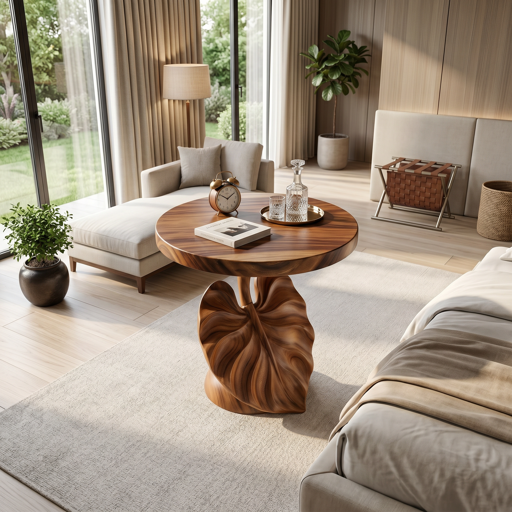 Mediterranean Sculptural Accent Table Courtyard Patio SILDTTRSTA039