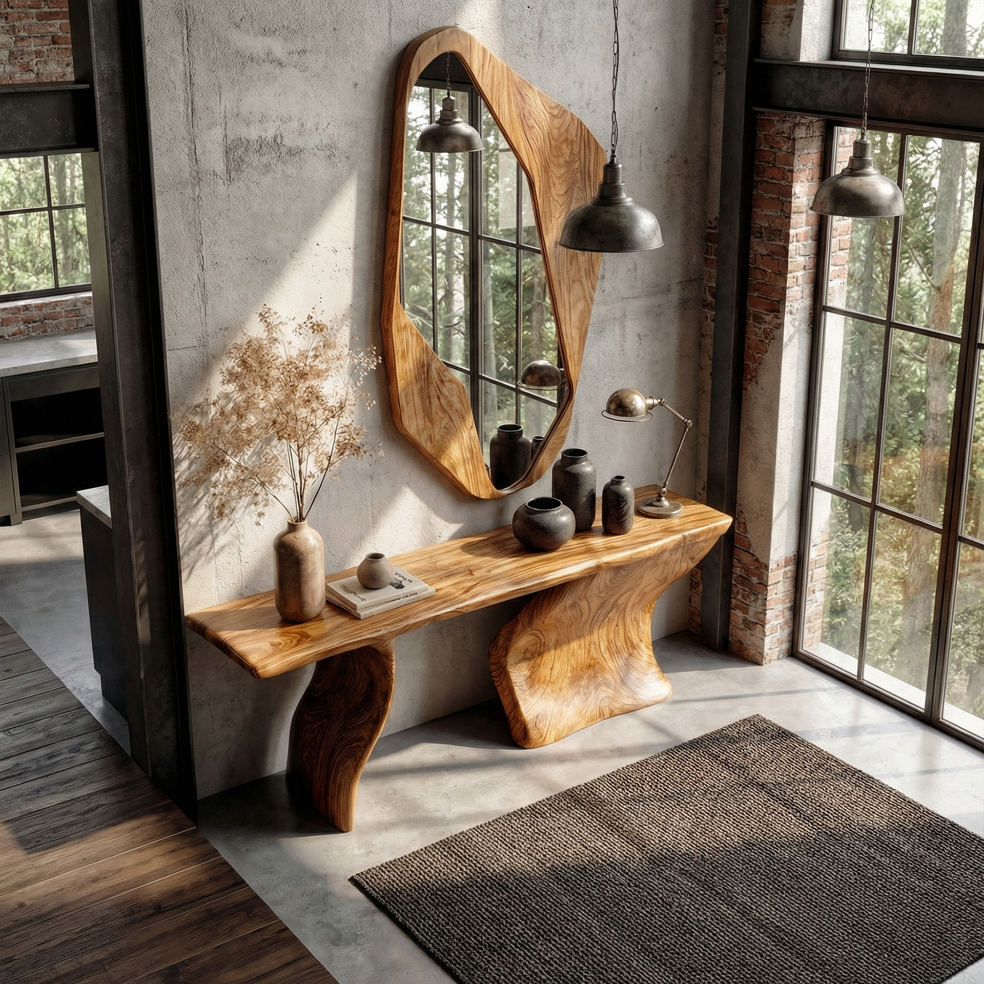 Minimal Accent Console Table For Living Room And Entryway SINLKICS546