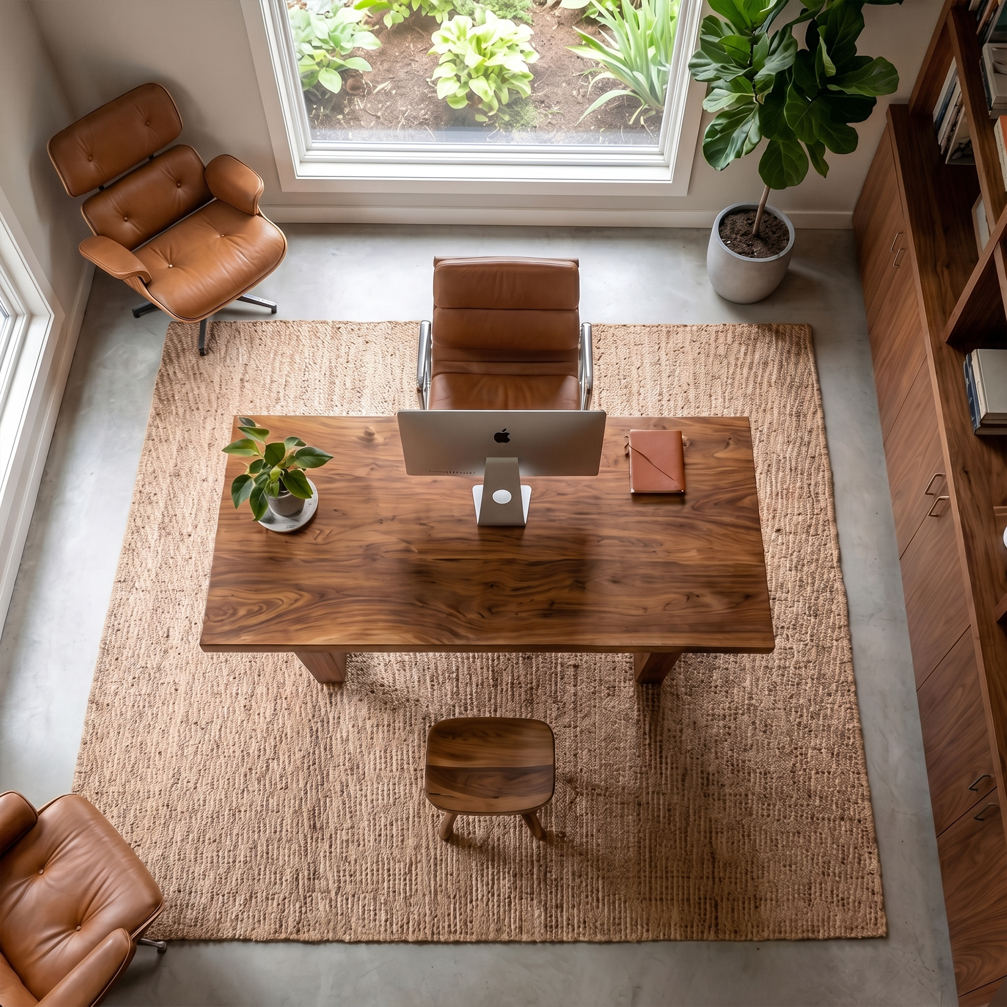 Rustic Desk For Home Office And Professional Workspace SINLKIDK137