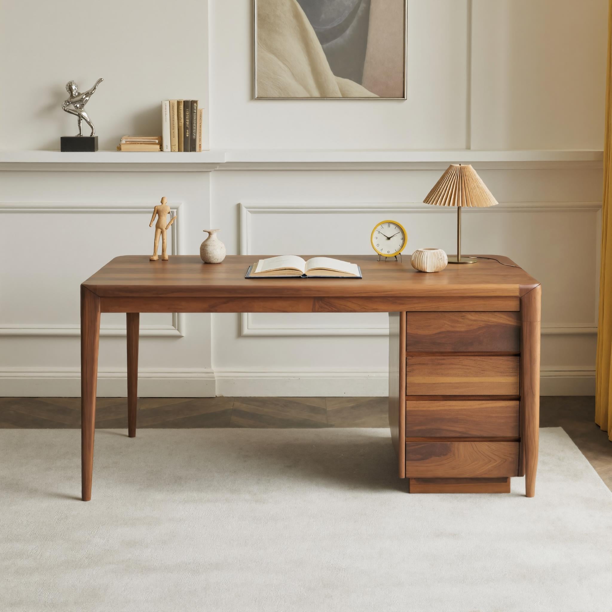 Modern Writing Desk With Drawers For Home Office SITHHNDE045