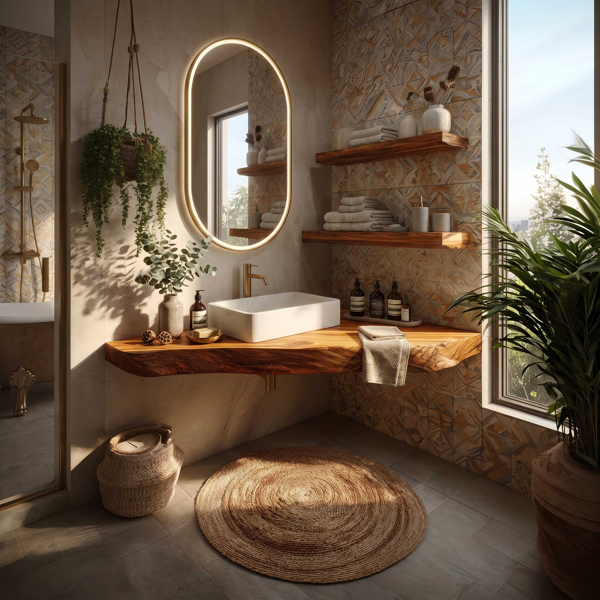 Coastal Wall Mounted Vanity Ocean View Home SILDTTRBRV183