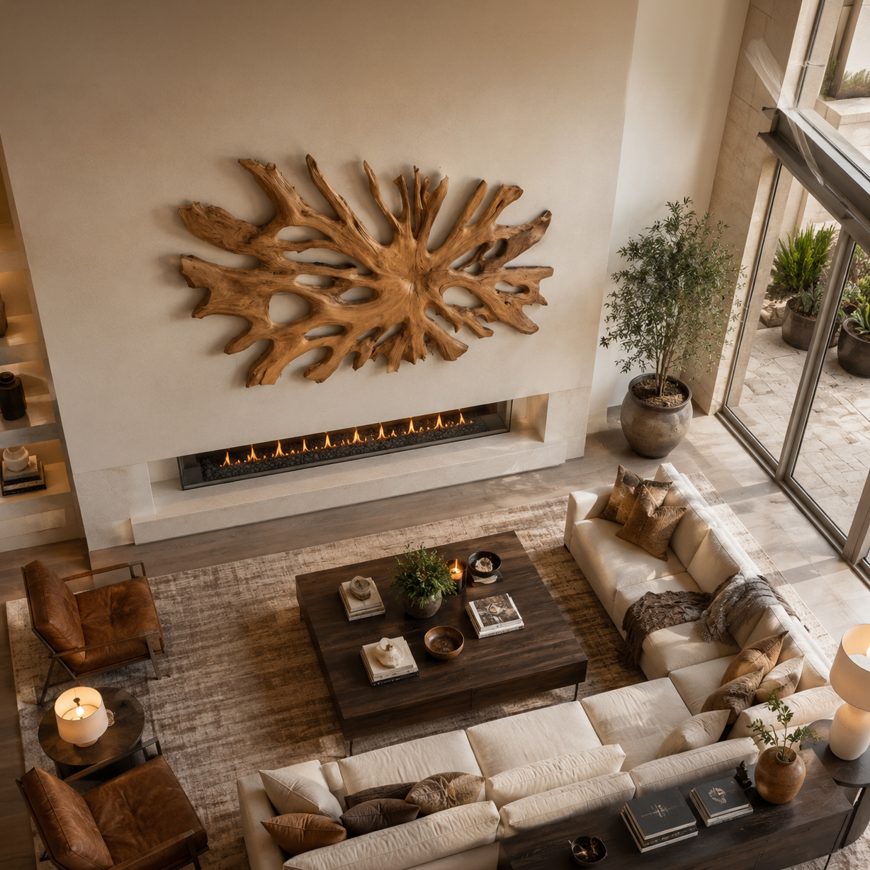 Large Organic Wall Art For Living Room SITHTTWA031