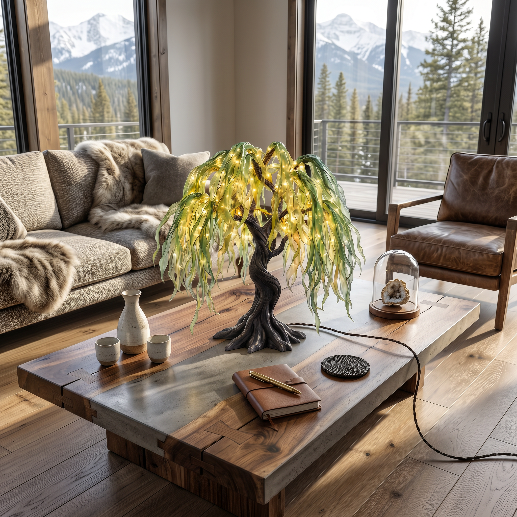 Coastal Decorative Tree Table Lamp For Bedroom SINLSATL018