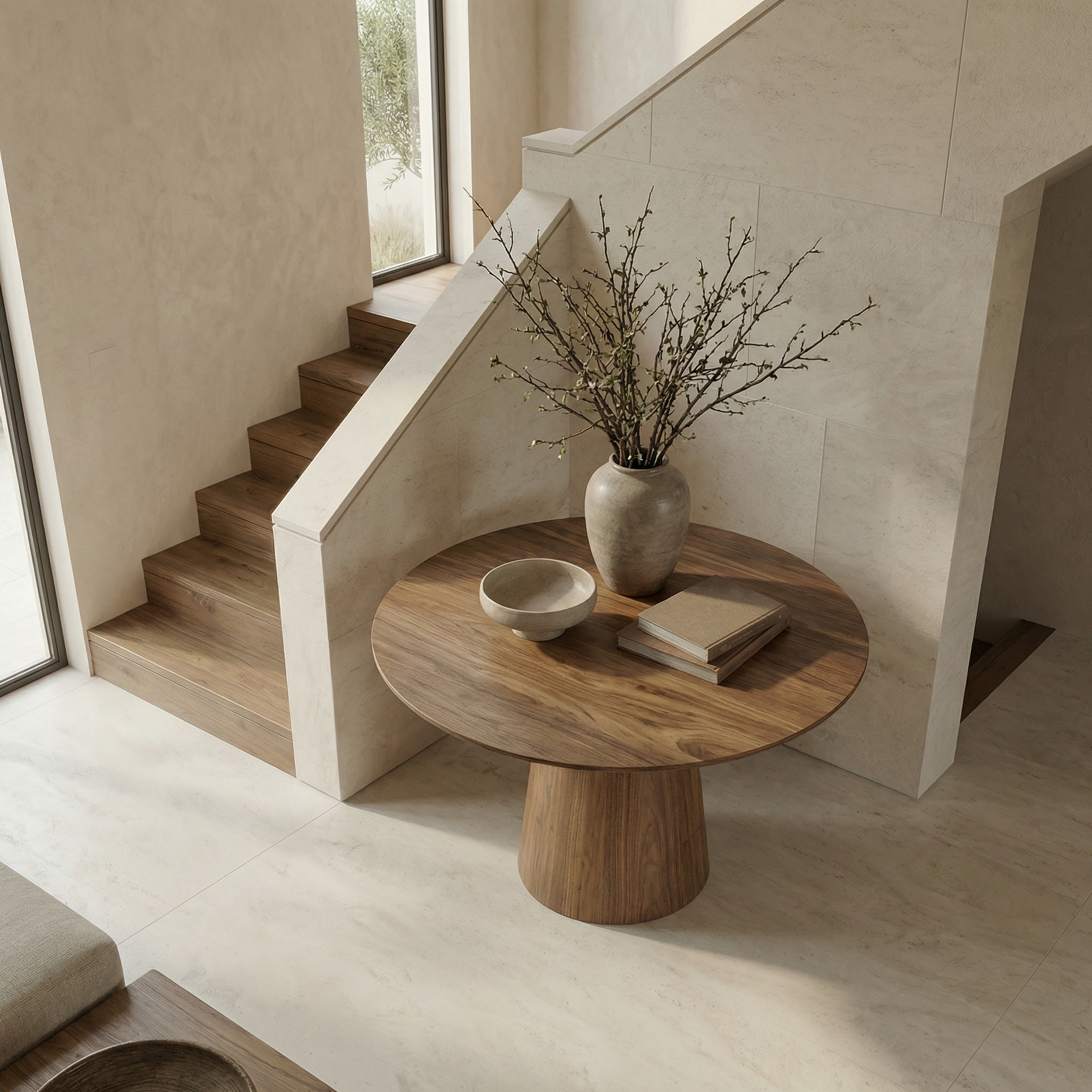 Minimalist Round Entryway Table For Entryway SINLSAFT003