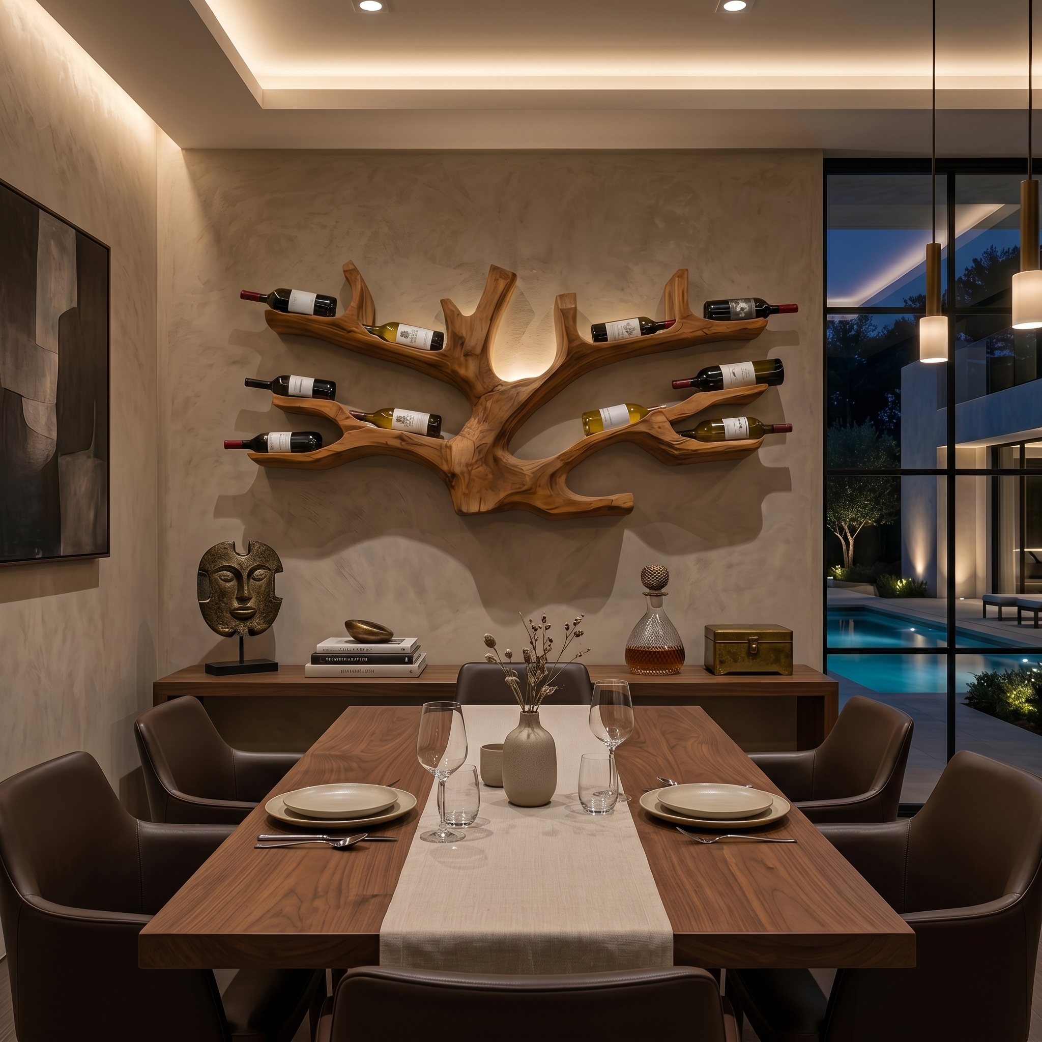 Artistic Wine Holder Wall Rack For Home Bar RTTHTTWH011