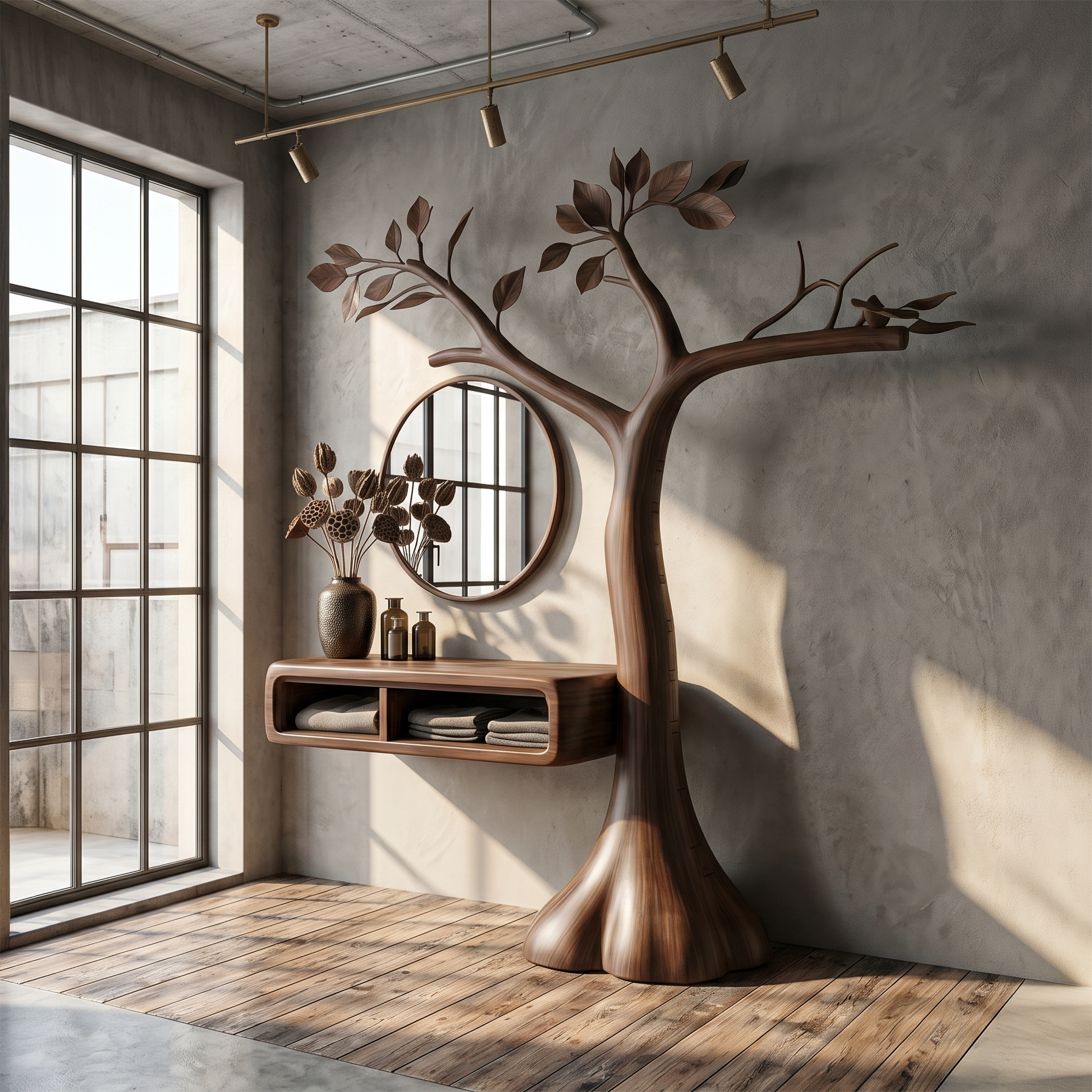 Natural Makeup Vanity Bedroom And Dressing Room SINLSABDT080