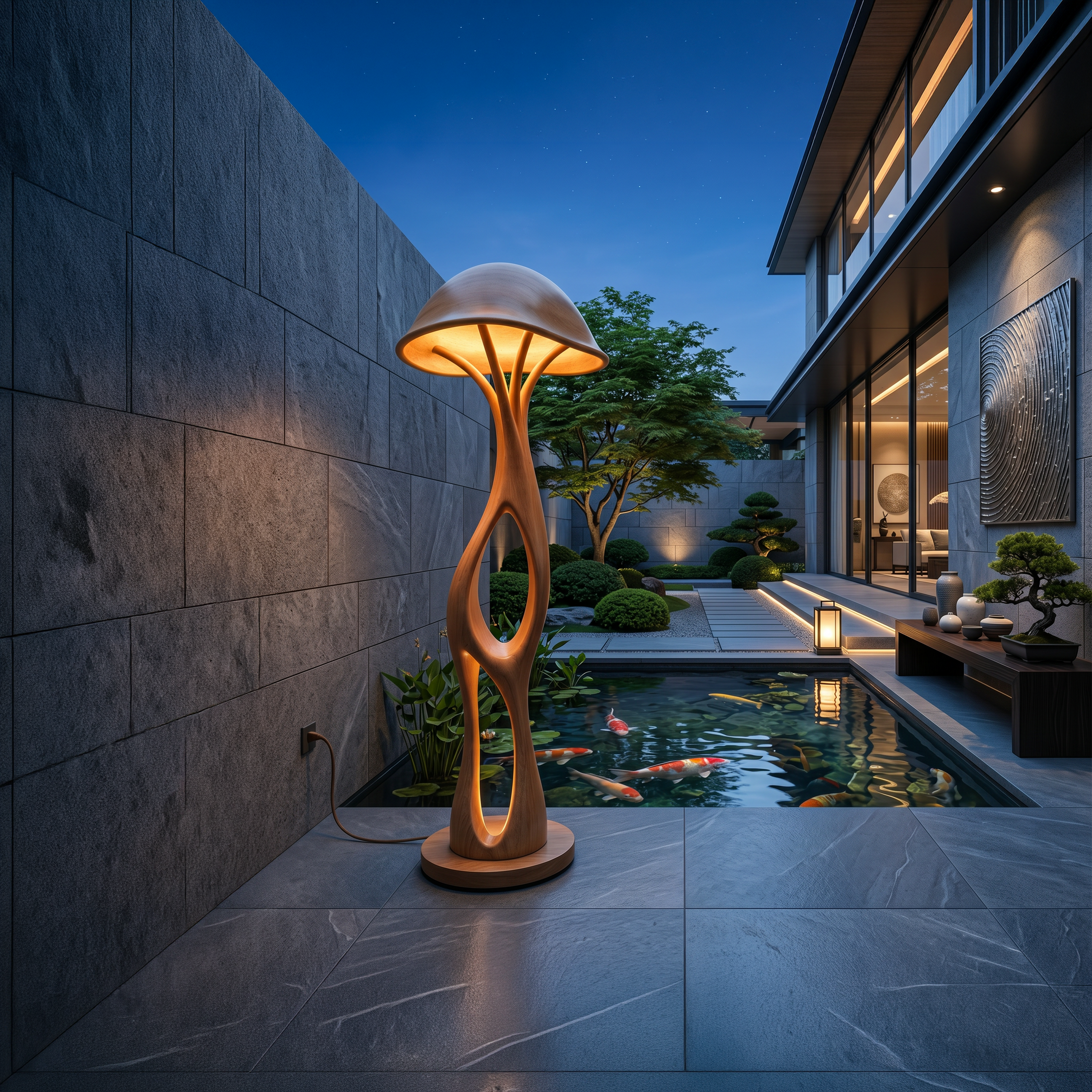 Contemporary Dome Mushroom Floor Lamp For Bedroom SILDTTNLAM008