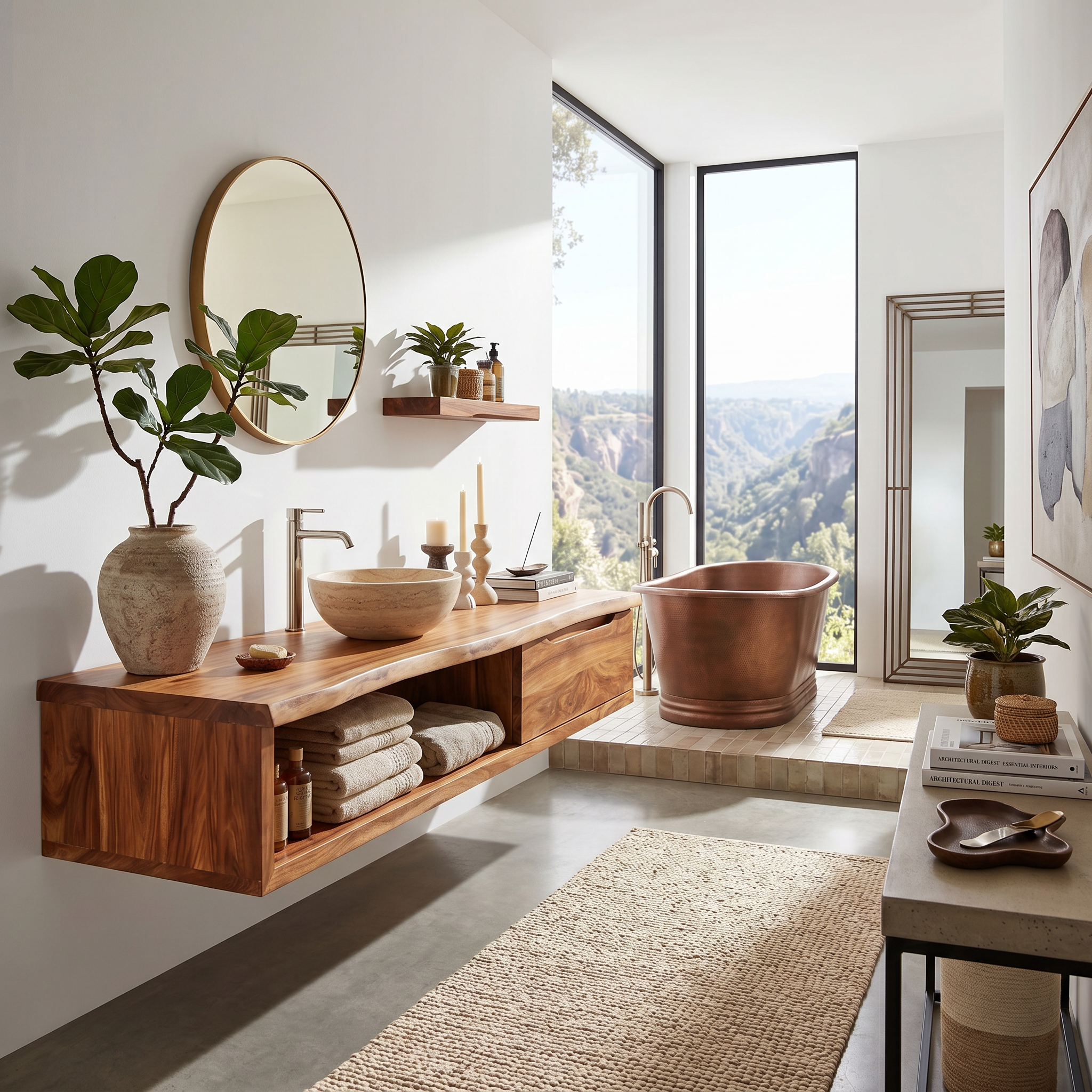 Scandinavian Bathroom Storage Cabinet Family Bathroom SILDTTRBRV195