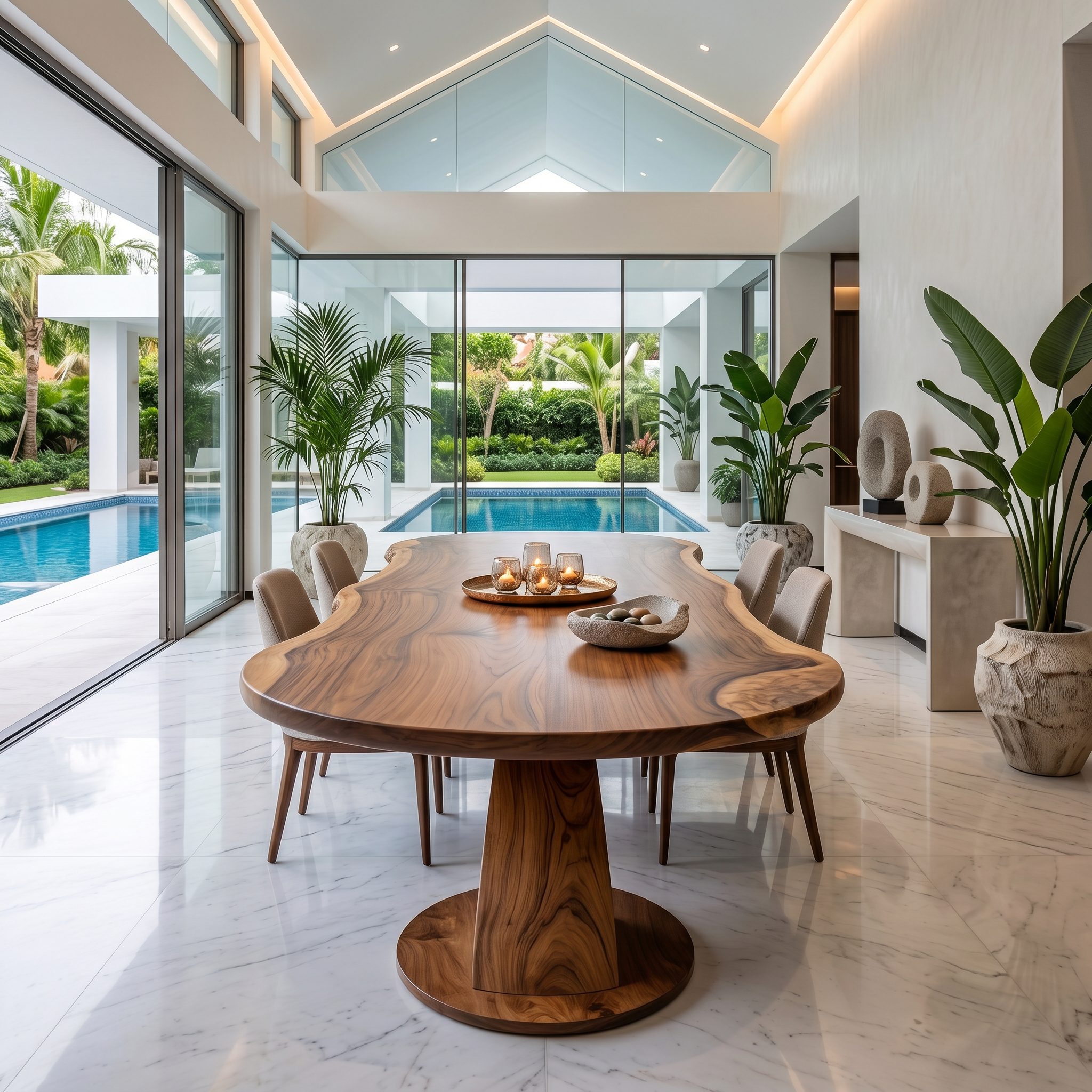 Organic Statement Table For Luxury Dining Room SILDTTRDN067