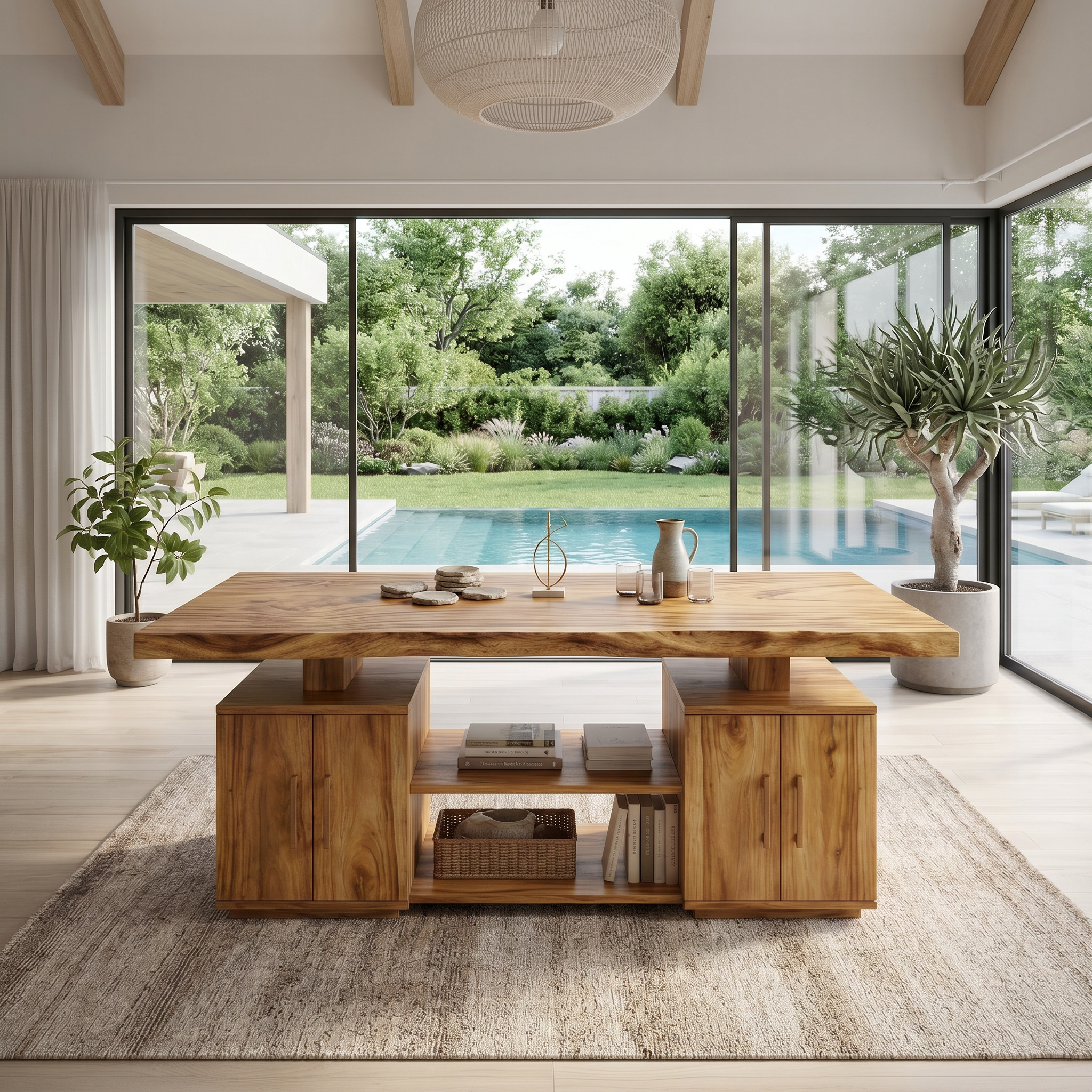 Cross Base Dinner Table For Bright Dining Room SILDTTRDN071