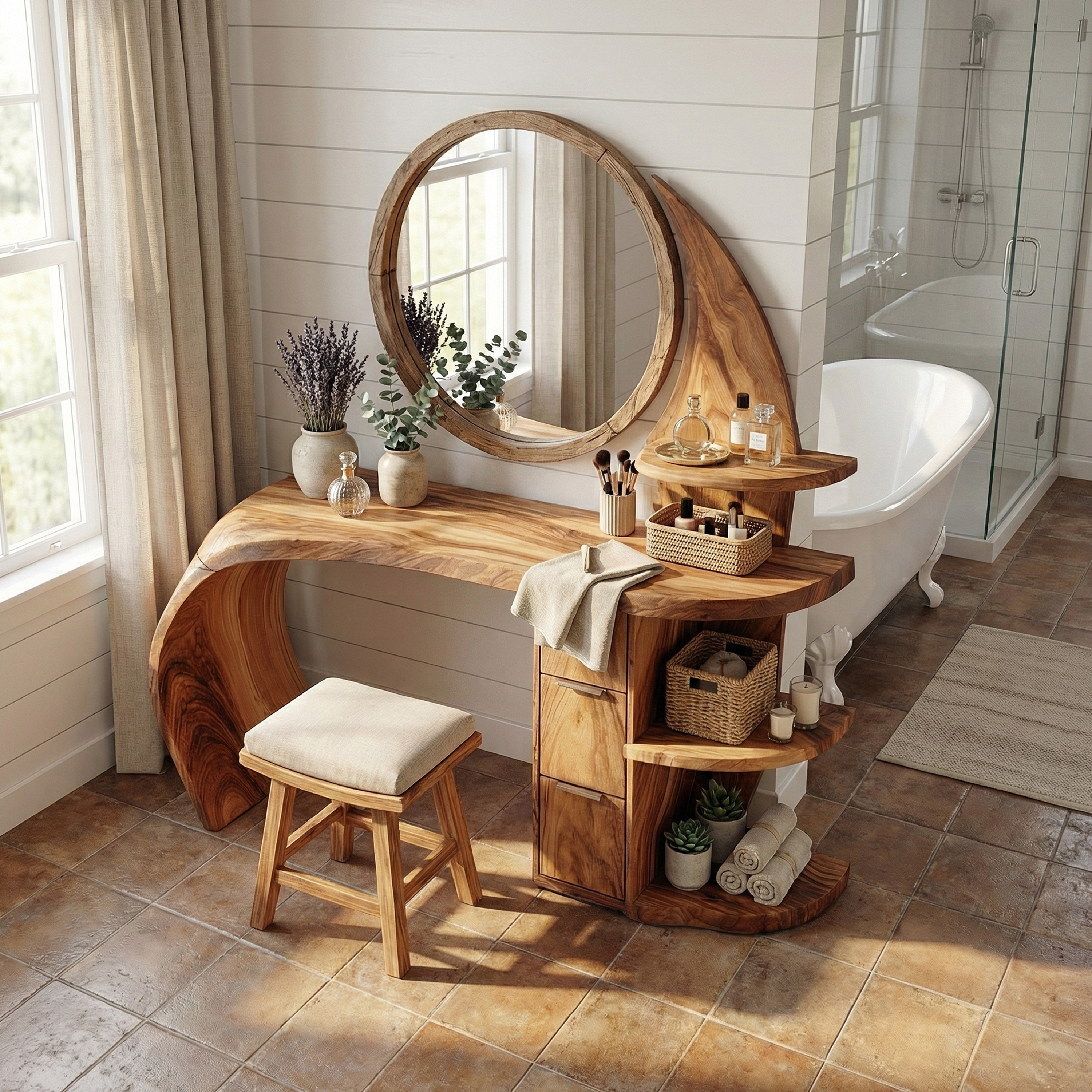 Classic Dressing Table Makeup Area Personal Space Dressing Area SILDTTRMV013