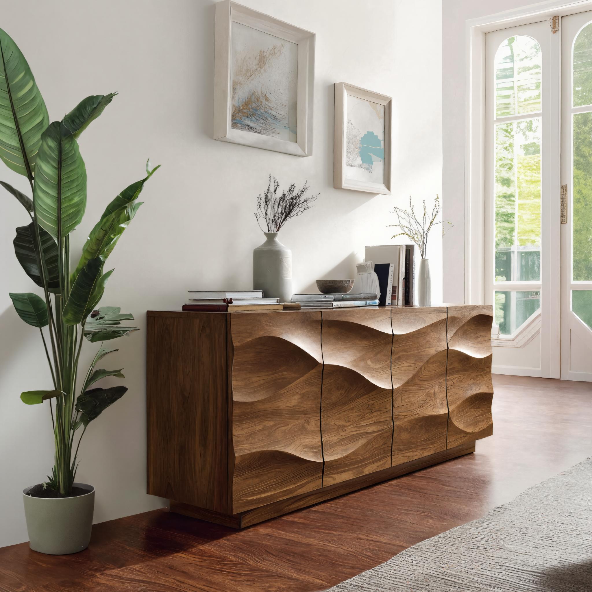 Modern Wave Sideboard For Dining Or Living Room SITHHNSIB012