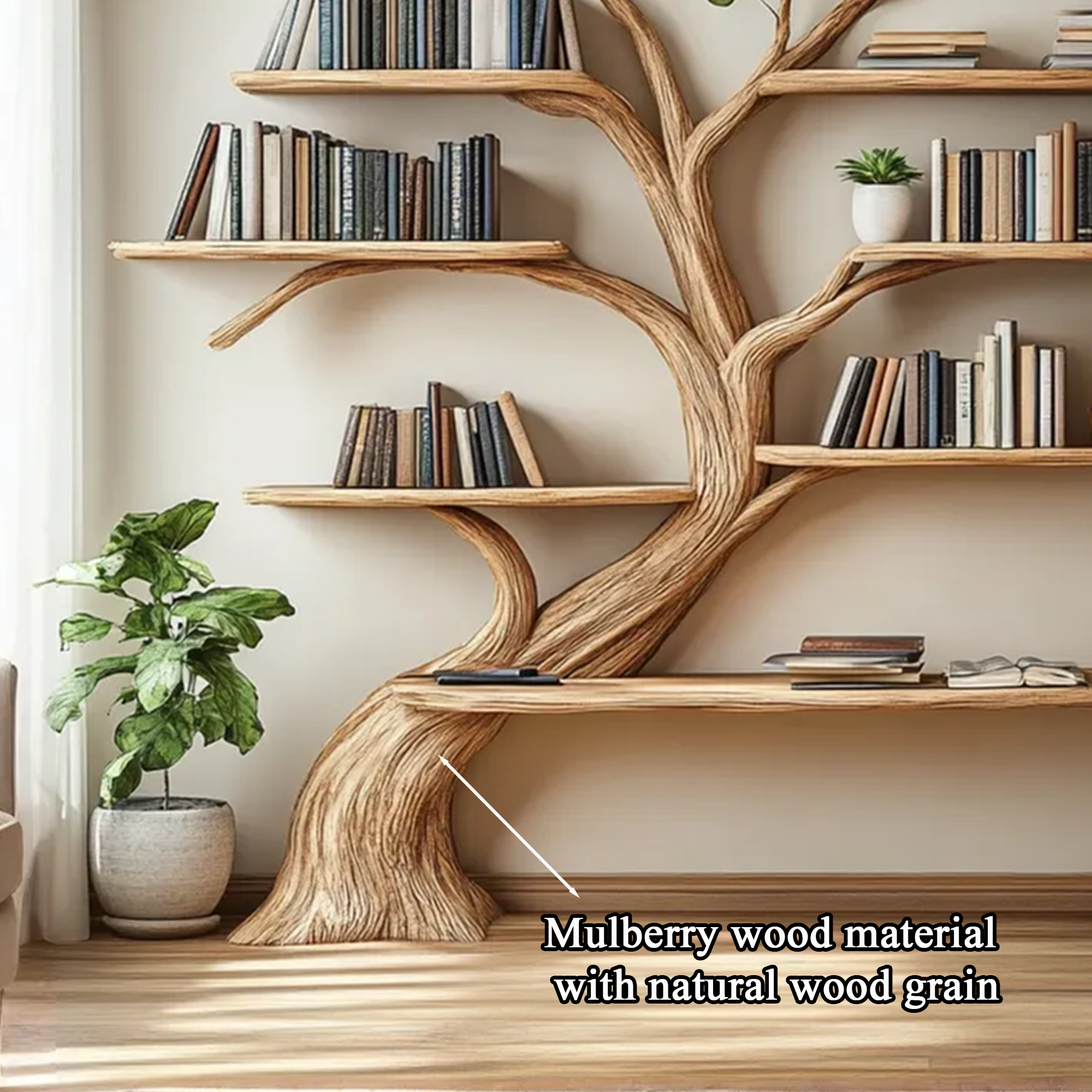 Driftwood Branch Shelf Floating Shelf Wall Mouted SINLTB121
