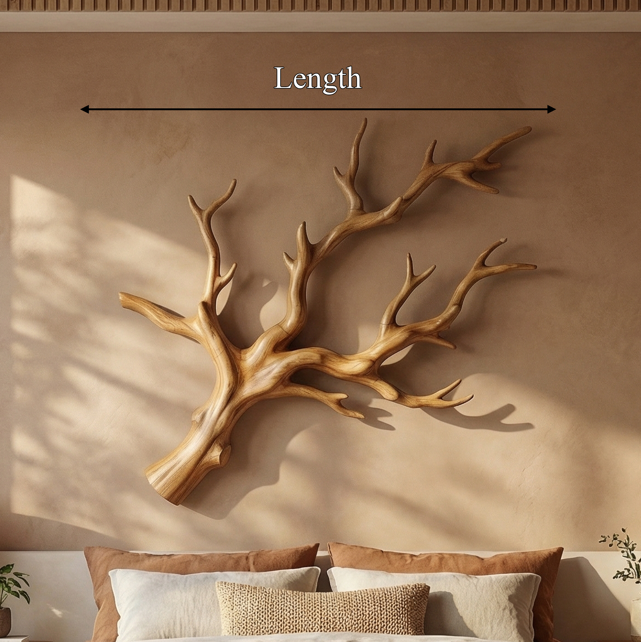 Organic Tree Branch Wall Art For Living Room And Bedroom SINLSAWD036