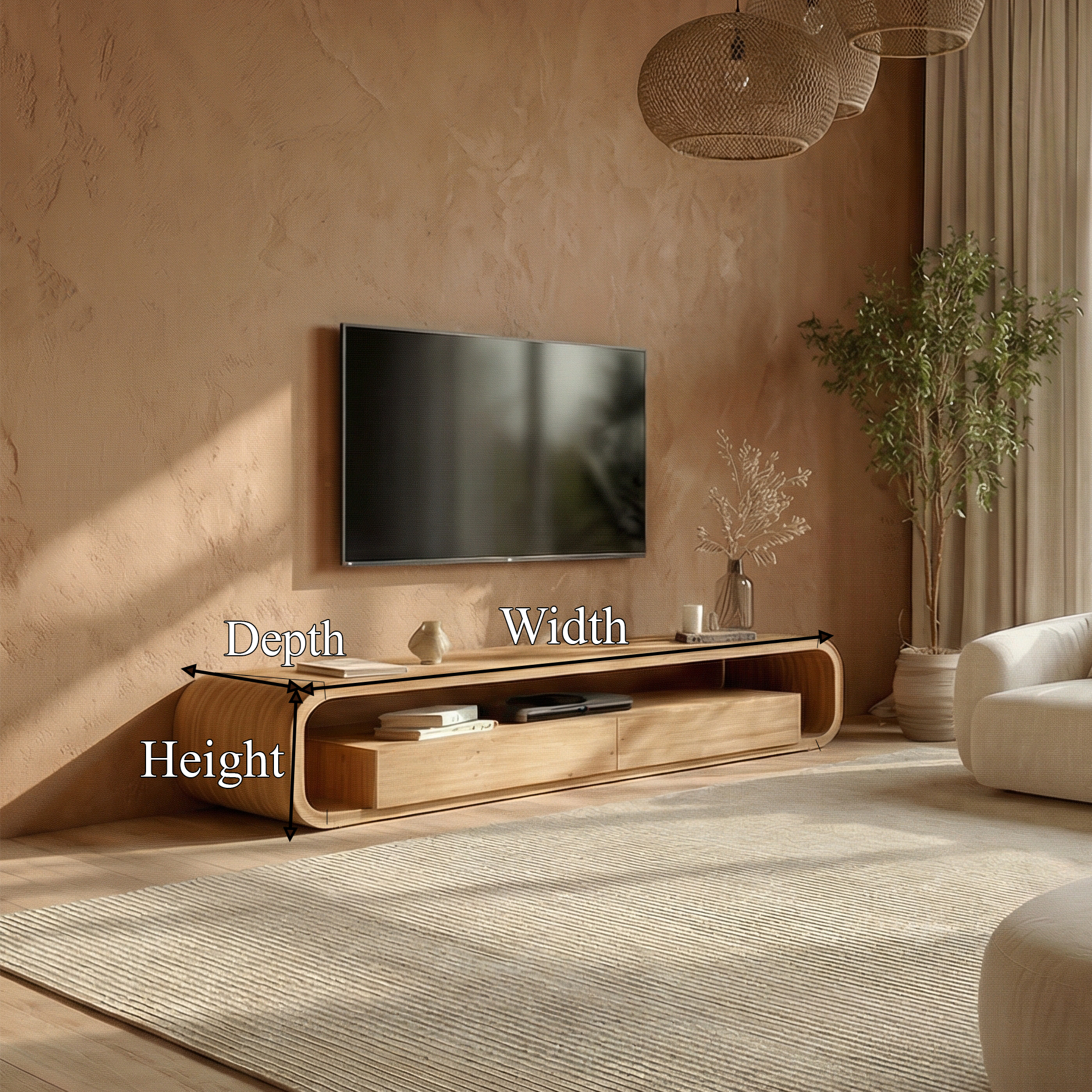 Modern Decorative TV Console For Living Room And Lounge Space SINLSASC504