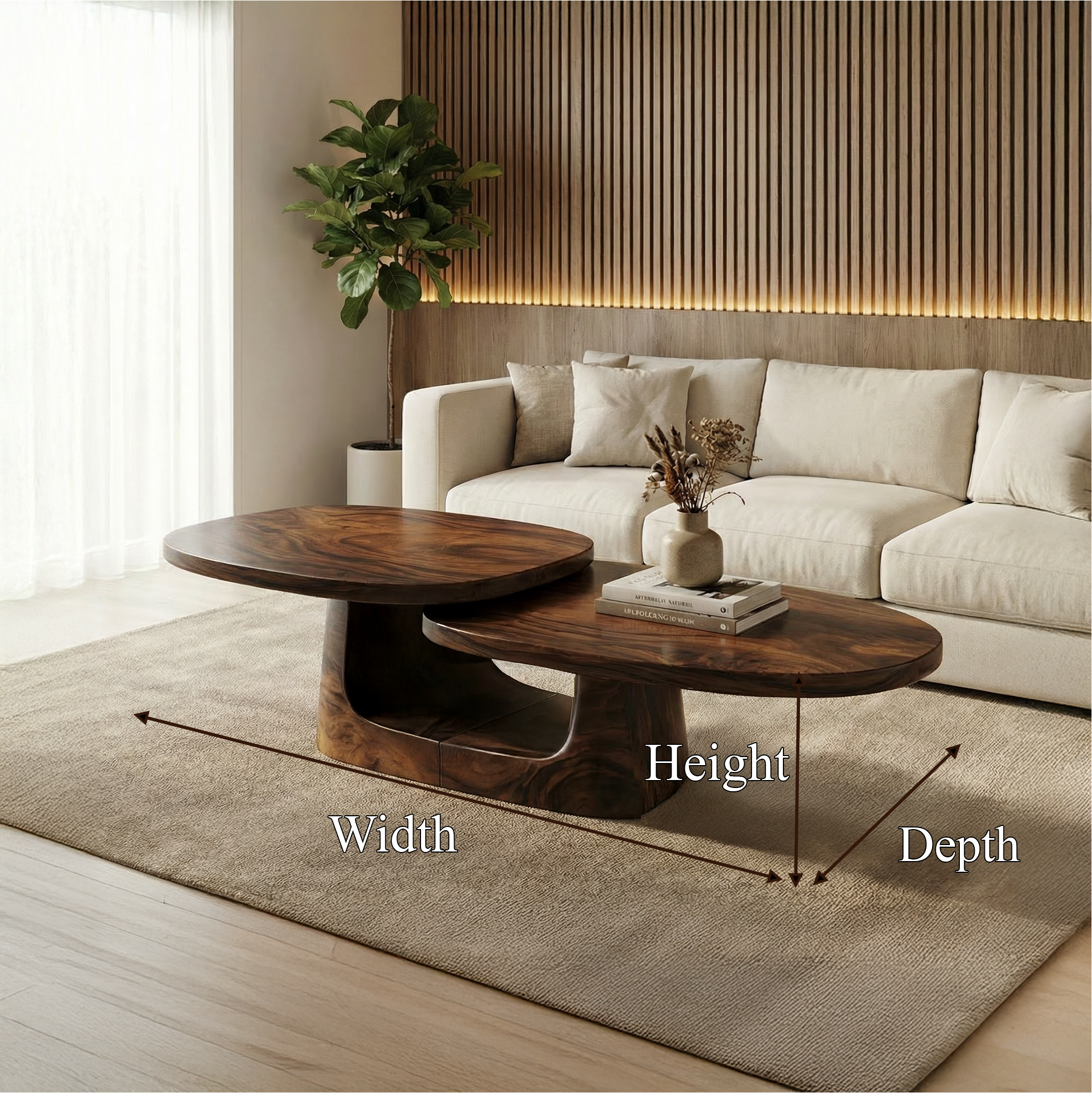 Modern Coffee Table Set For Living Room And Bedroom SINLSACF335