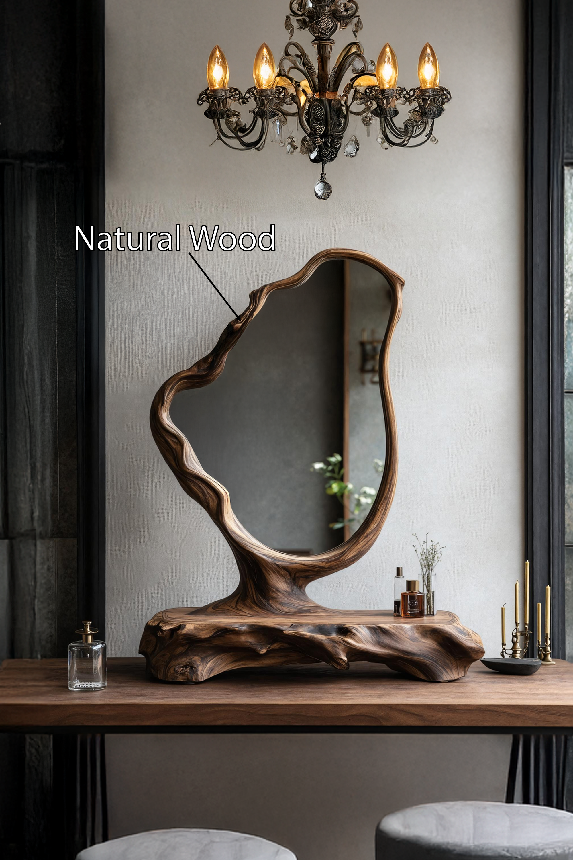 Farmhouse Asymmetrical Mirror For Bathroom Makeover SILDTTRMI034