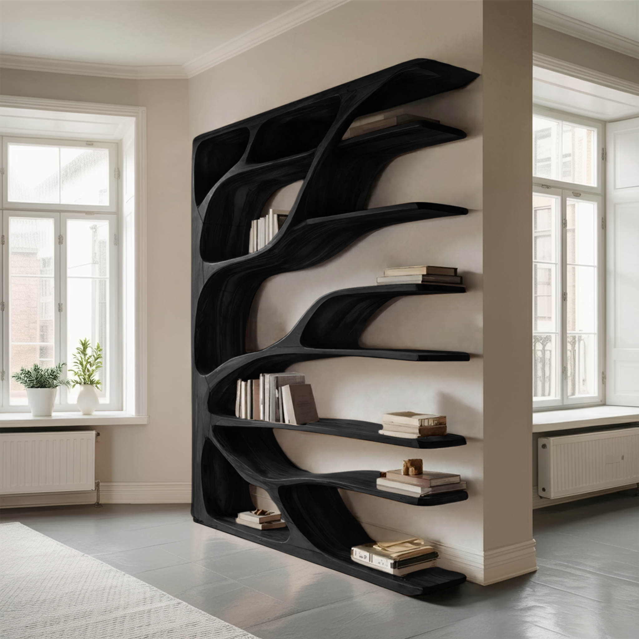 Modern Statement Bookshelf For Home Interiors Decor RTTHHNBS090