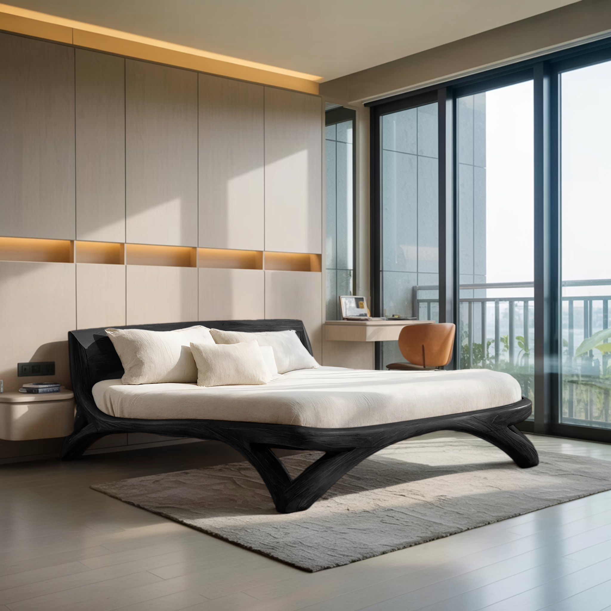 Minimalist Platform Bedroom For Bedroom RTTHHNWO009