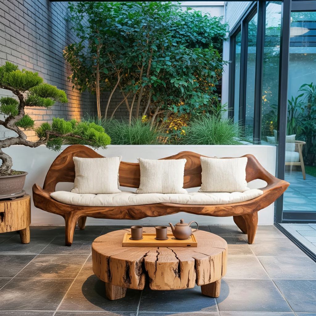 Modern Sofa With Sculptural Frame For Living Room Or Lounge SITHTTSF003