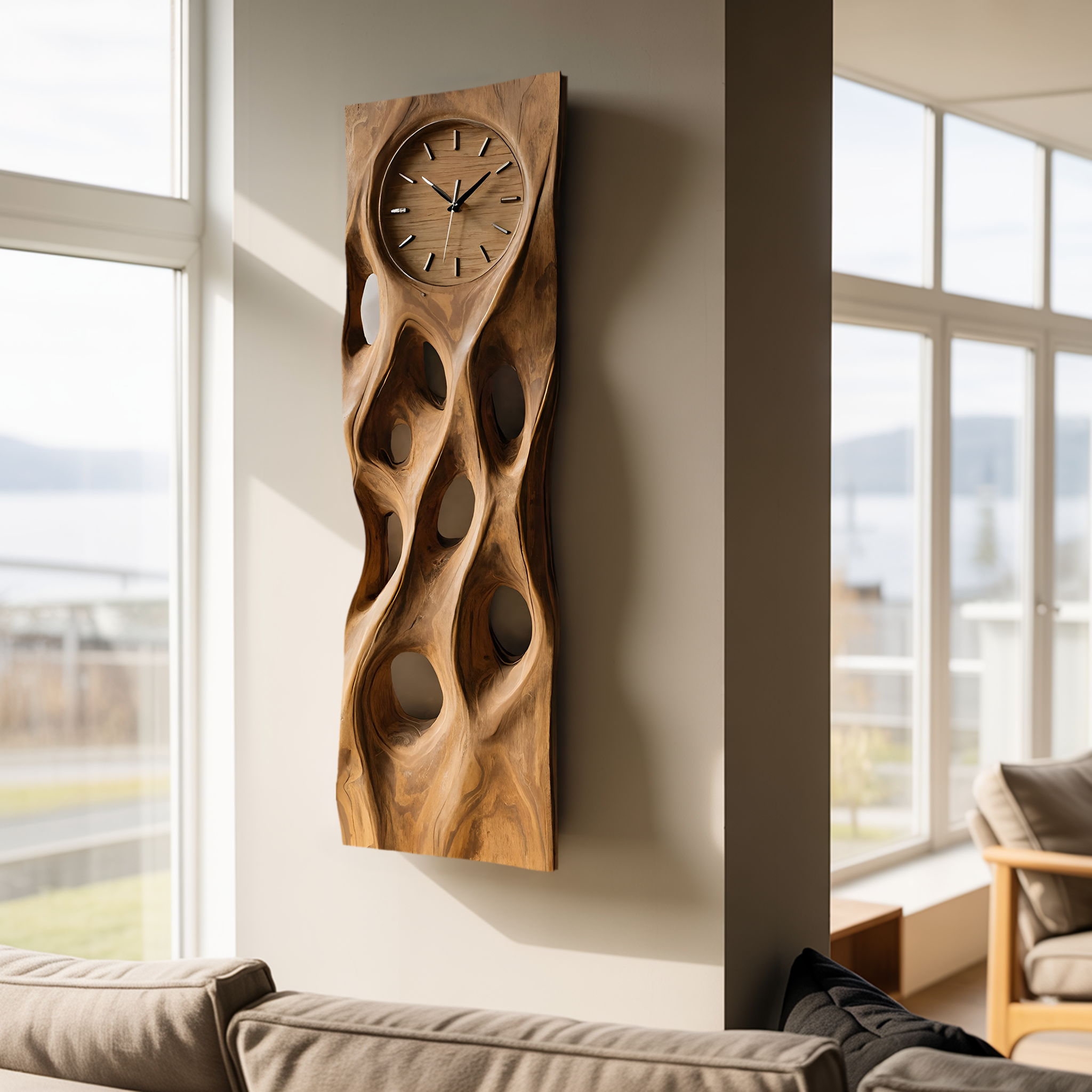 Minimalist Wall Clock For Living Room RTTHHNWAC002