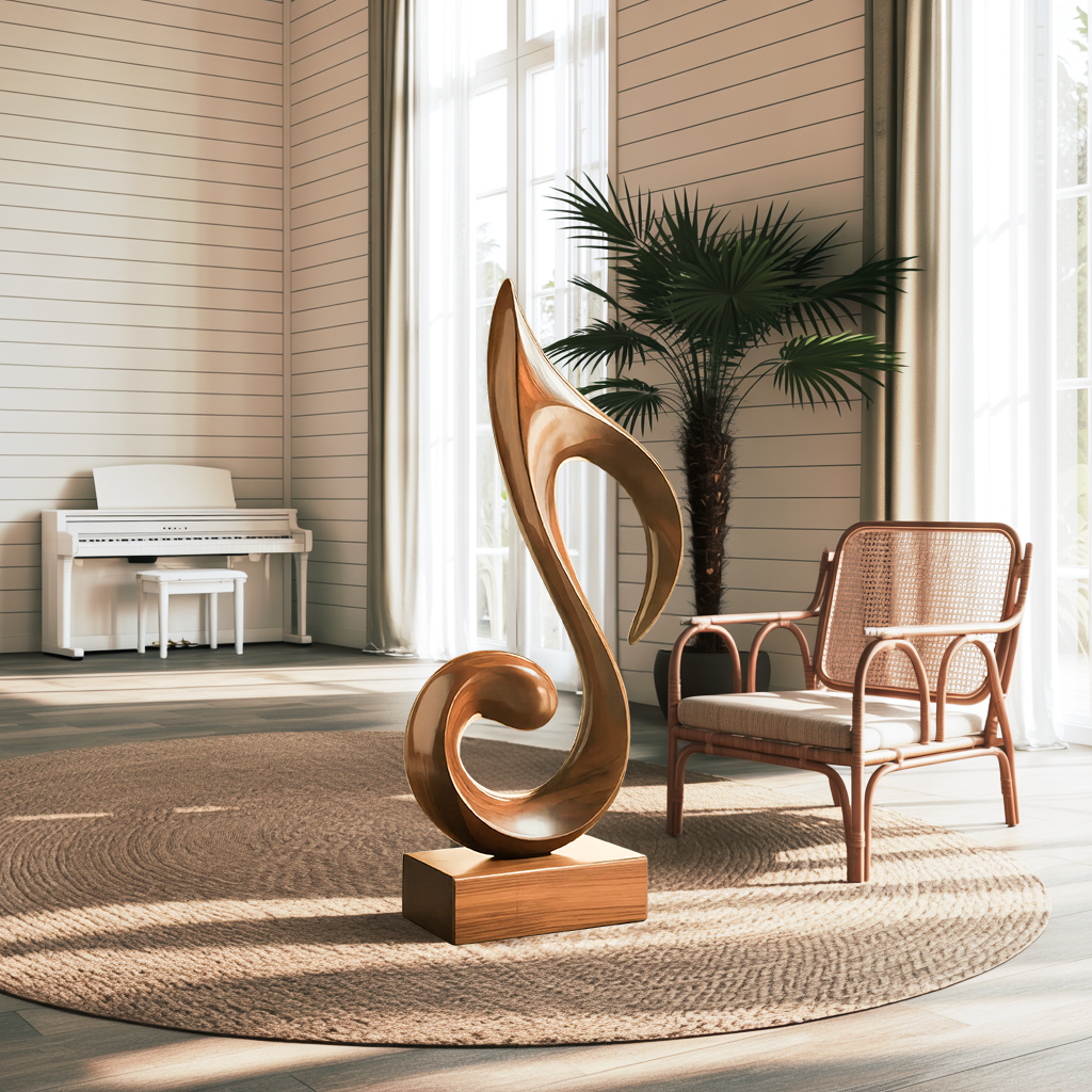Mid Century Abstract Sculpture For Outdoor Garden Style SILDTTRAS016