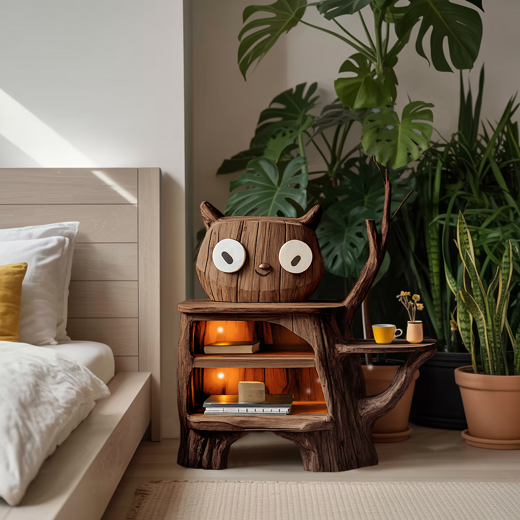 Farmhouse Wood Side Table For Cozy Bedroom Corners SILDTTRNS006