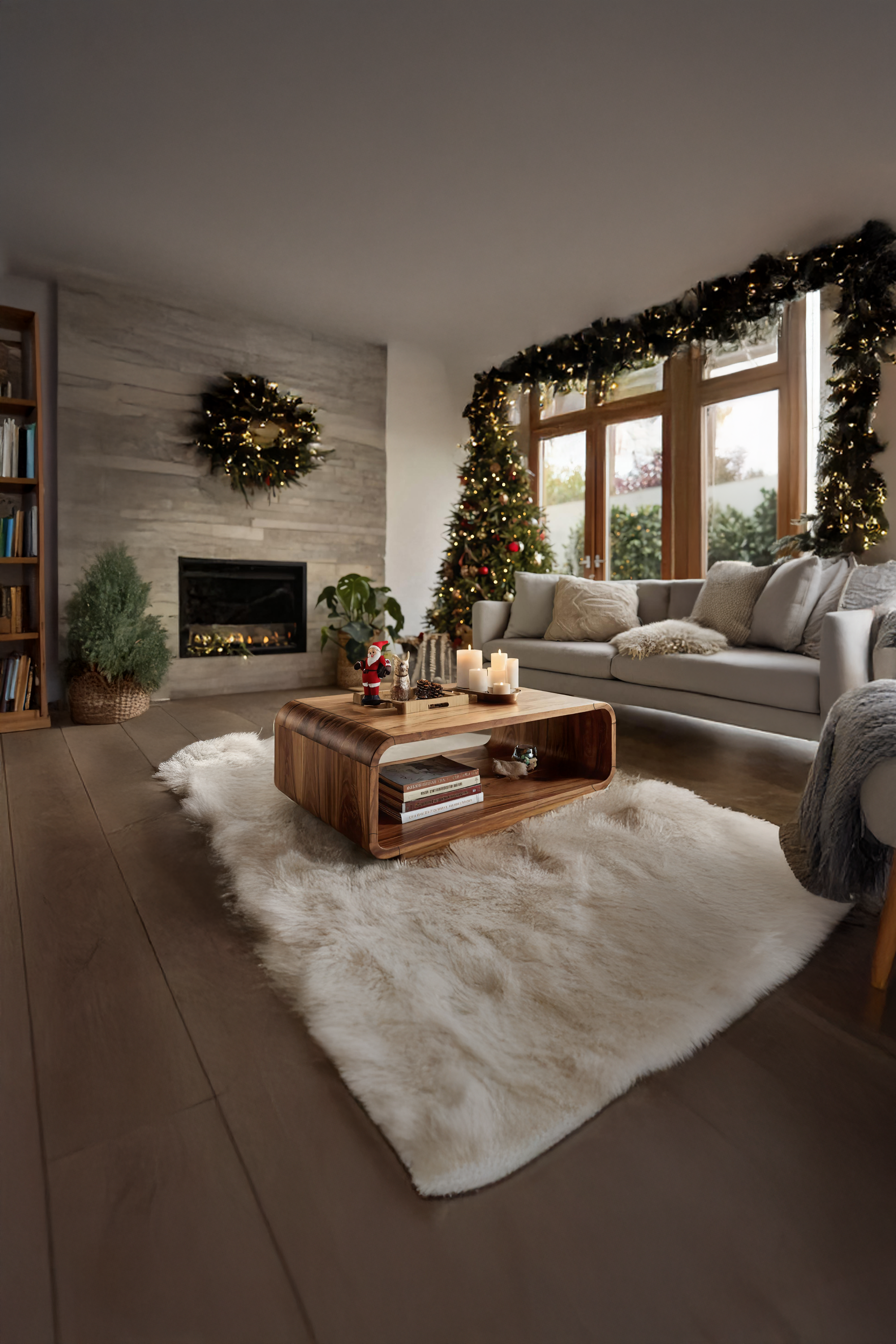 Rustic Farmhouse Coffee Table For Holiday Living Room Decoration SILDTTRCCF015