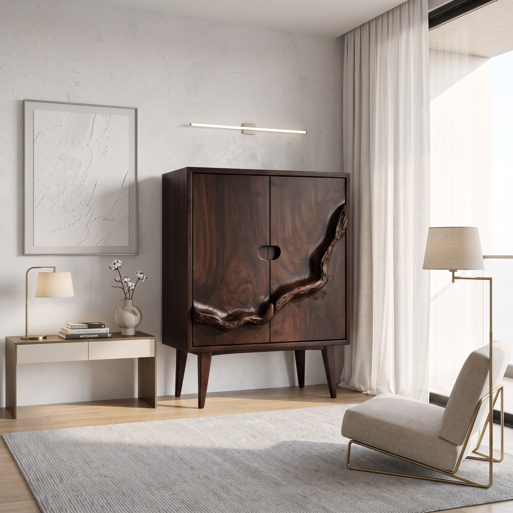 Rustic Artisan Cabinet Living Room And Bedroom SINLSASC346