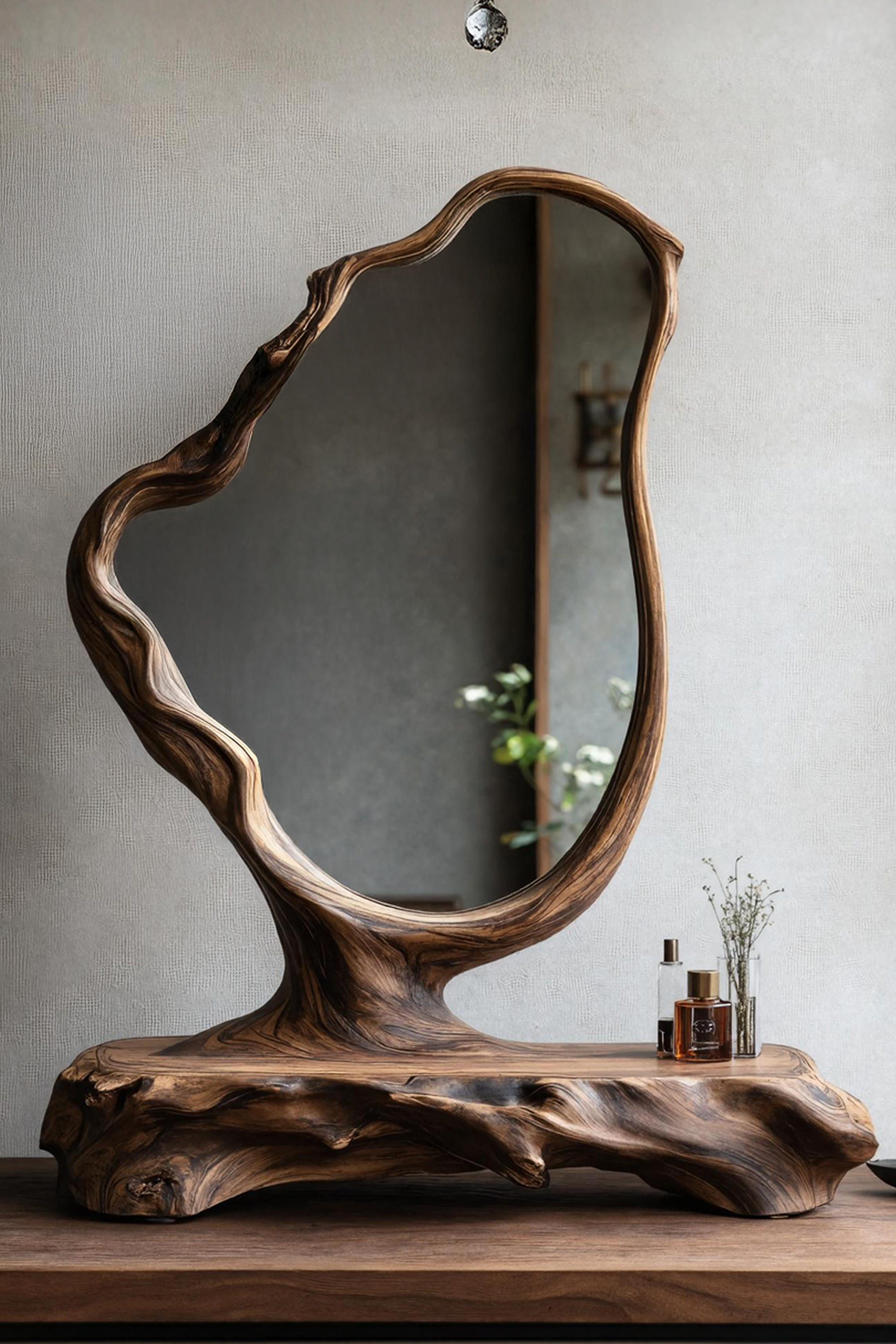 Farmhouse Asymmetrical Mirror For Bathroom Makeover SILDTTRMI034