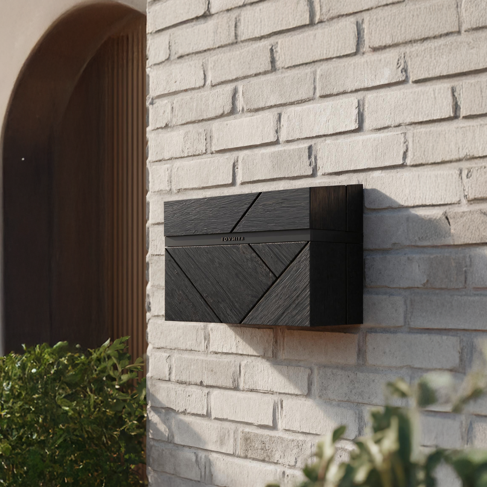 Handcrafted Wooden Sculpture Mailbox For Garden Outdoor Yard Decor SILDTTRMB031