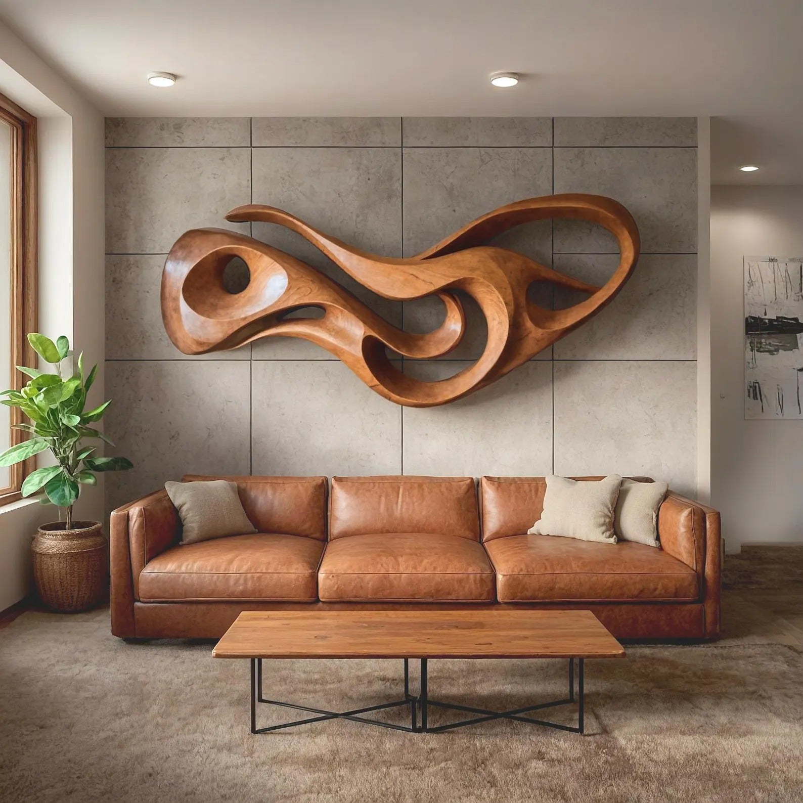 Wooden Modern Wall art