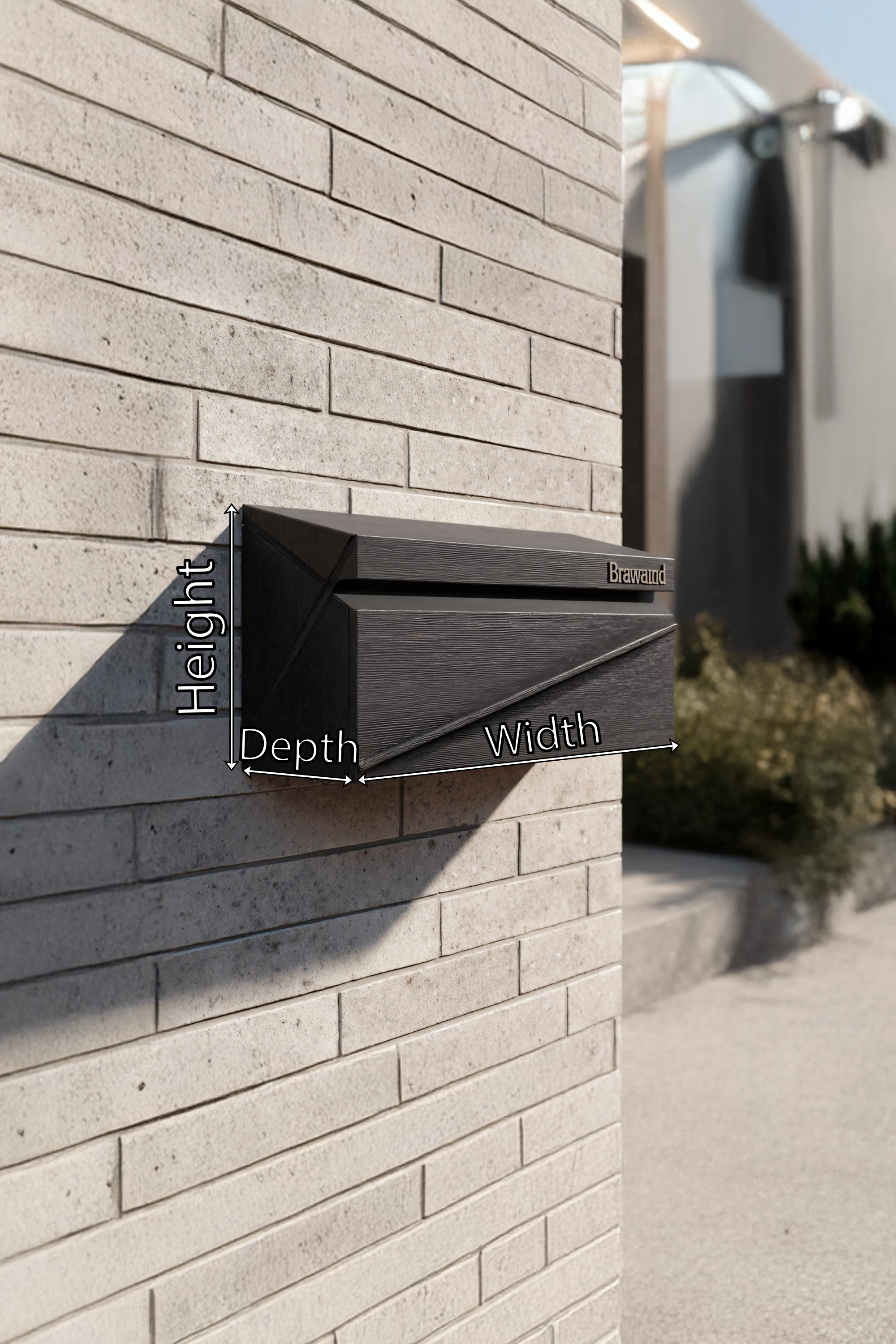 Handcrafted Wooden Sculpture Mailbox For Outdoor Rustic Garden Decor SILDTTRMB023