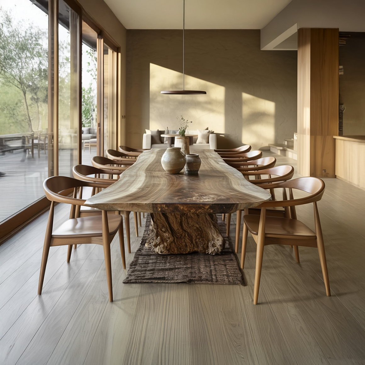 Rustic Dining Table For Dining Room Or Family Space SINLSADT153