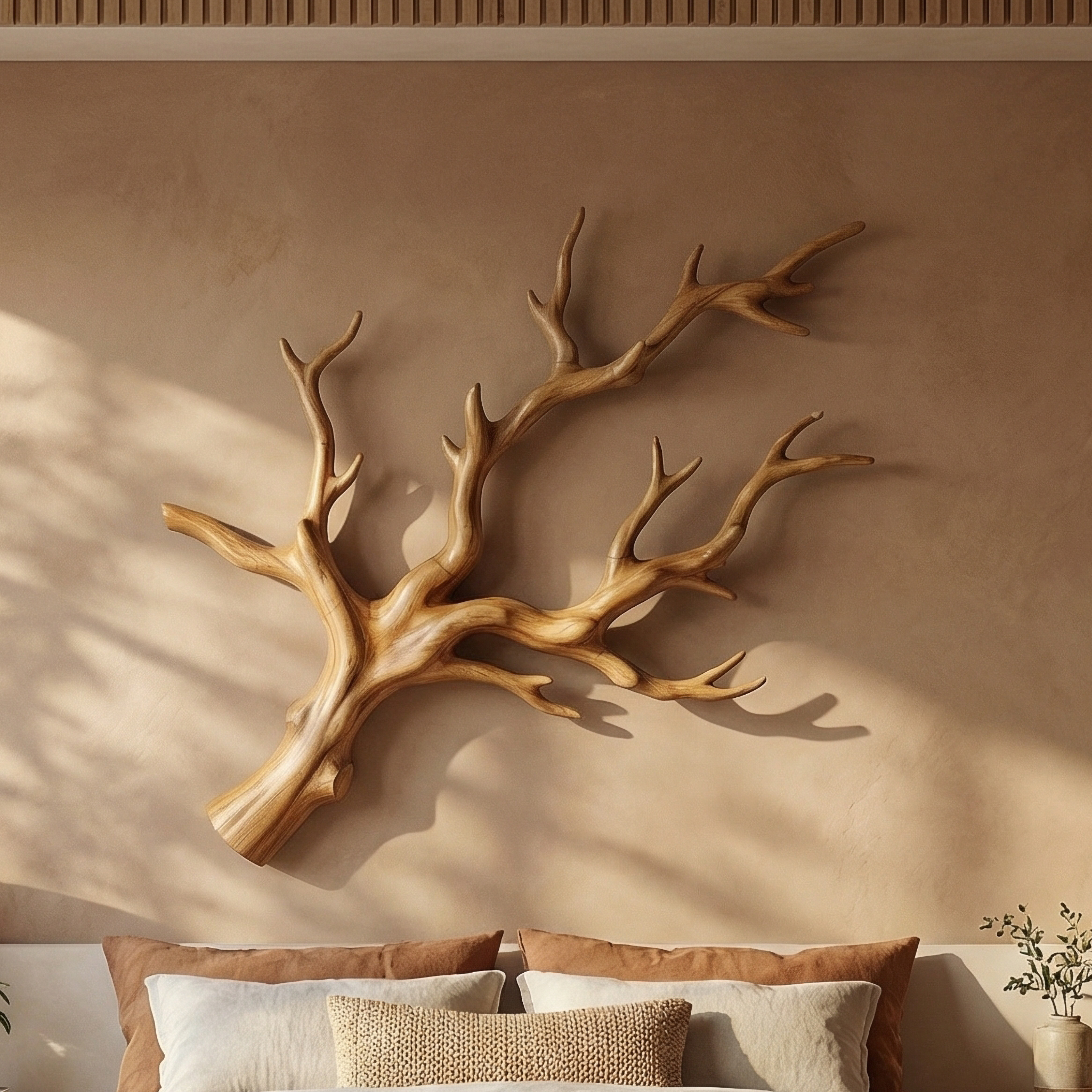 Organic Tree Branch Wall Art For Living Room And Bedroom SINLSAWD036